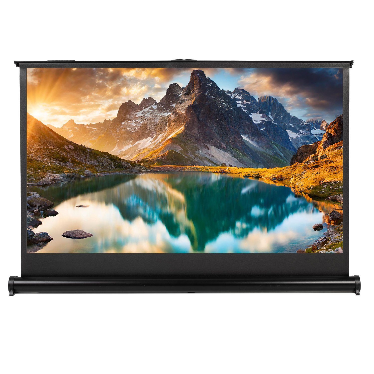 Maclean MC-962 Tischleinwand (Mobile 40'' Tisch-Standprojektionswand)