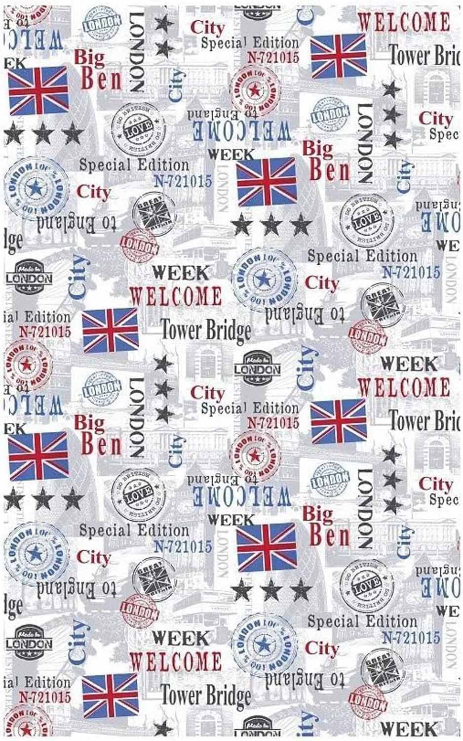 d-c-fix Möbelfolie Lindley - selbstklebende Dekofolie Londonmotiv Klebefolie Möbel Küche, Designfolie 150 x 45cm - zuschneidbar und rückstandslos entfernbar – Bild 5 von 5