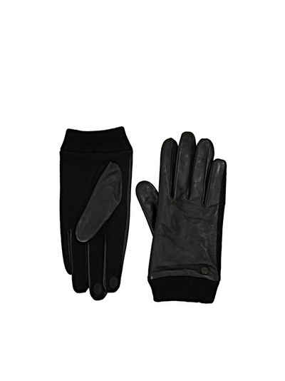 Esprit Lederhandschuhe »Mit Wolle: Handschuhe mit Lederoberseite«