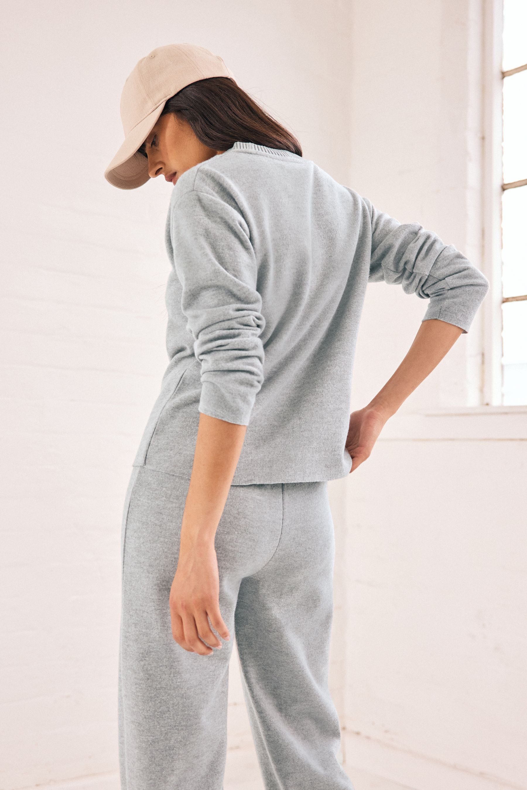 Next Rundhalspullover Weicher, gemütlicher Co-Ord Rundhalspullover günstig online kaufen
