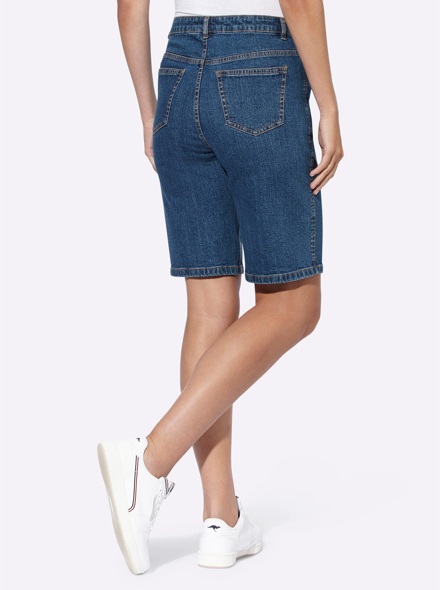 heine Jeansshorts Shorts erhöht