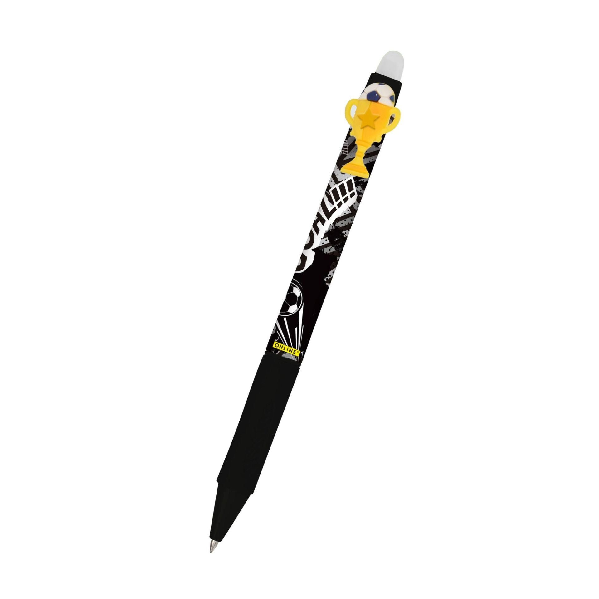 Online Pen Kugelschreiber Gelschreiber magiXX Fun Football, radierbar, blau, 0,7mm