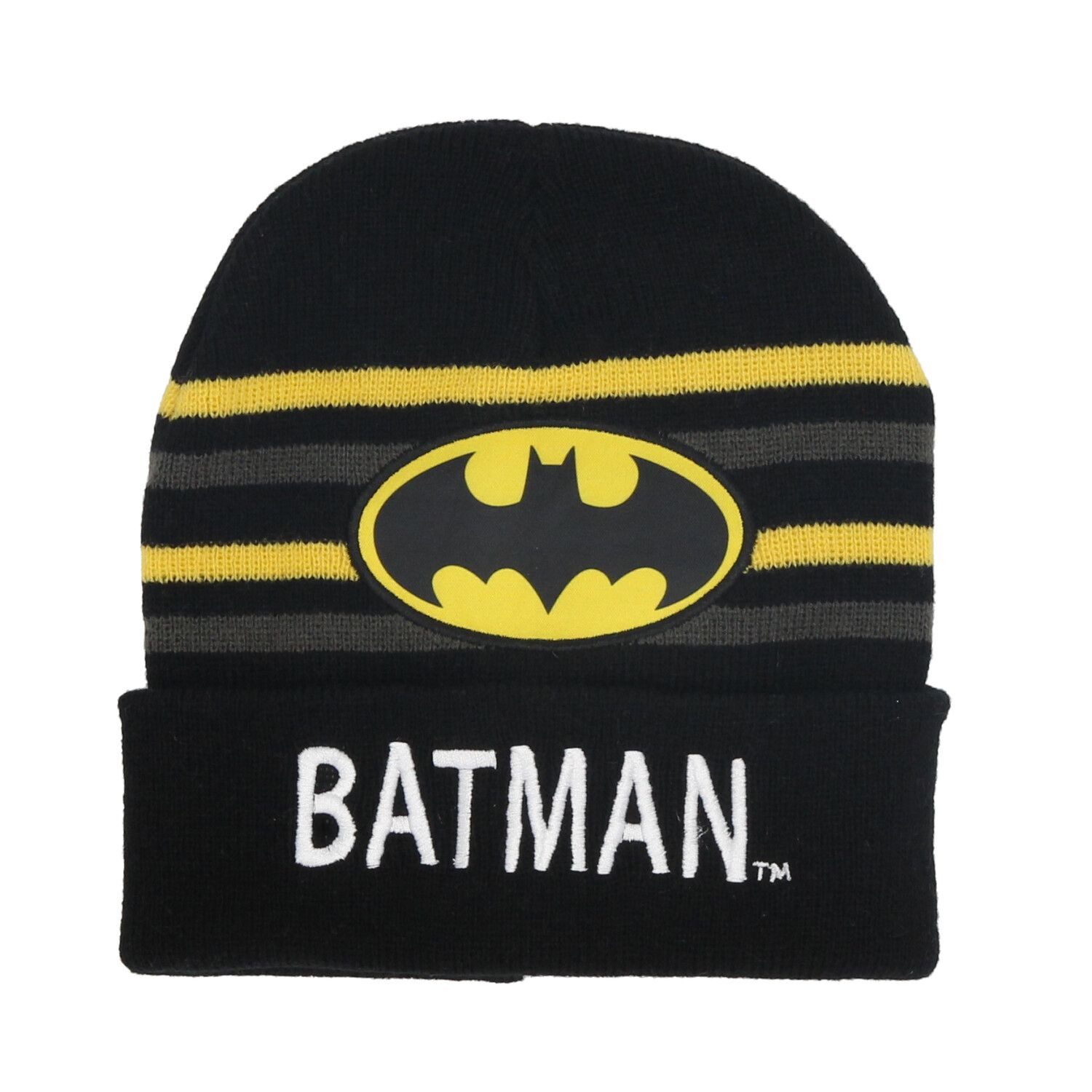 Batman Wendemütze Strickmütze in Einheitsgröße mit weichem Material