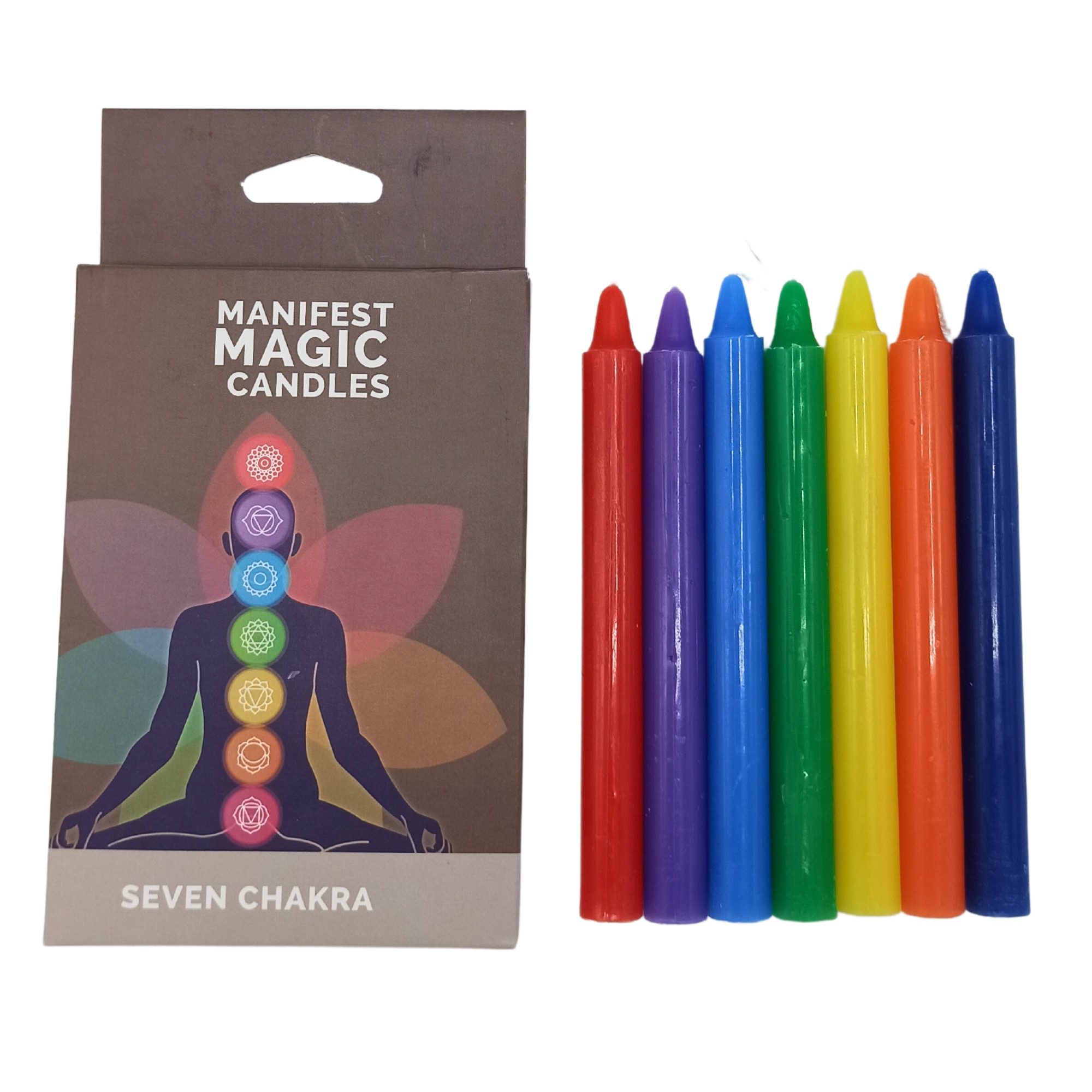 Bali-Homedecor Kerzenständer Sieben Chakra Manifest Kerzen günstig online kaufen
