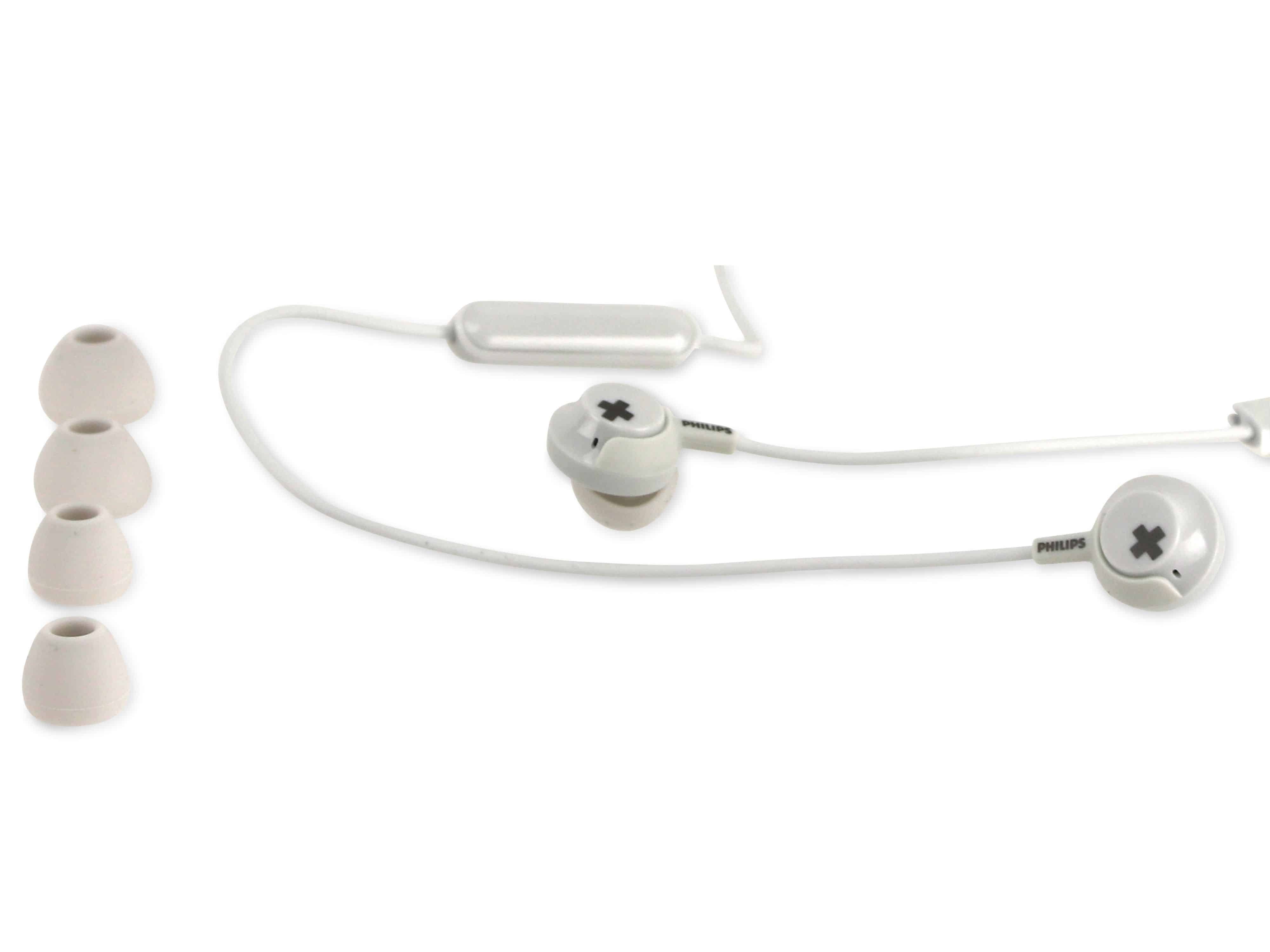 Ohrhörer Kopfhörer weiß Philips SHE4305WT, In-Ear PHILIPS