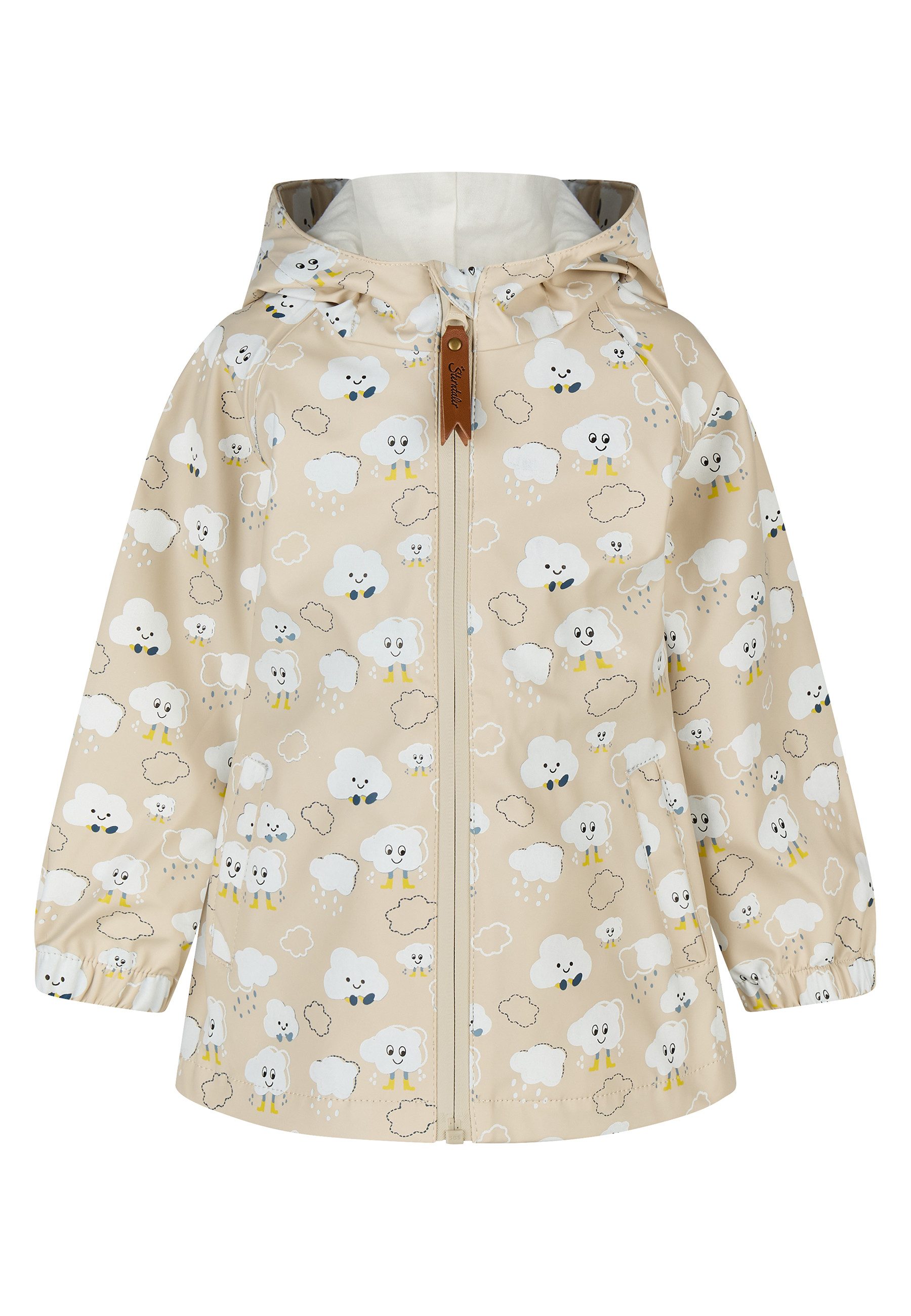 Sterntaler® Regenjacke Farbwechsel Regenjacke Wolken (1-St) Wasserdichte Regenjacke mit Farbwechsel und Reflexdetails