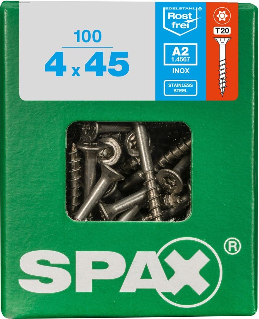 SPAX Holzbauschraube Spax Universalschrauben 4.0 x 45 mm TX 20 Senkkopf | Schrauben