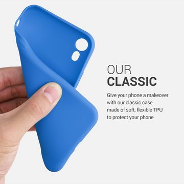 kwmobile Handyhülle Hülle für Apple iPhone XR, Hülle Silikon - Soft Handyhülle - Handy Case Cover - Neon Blau