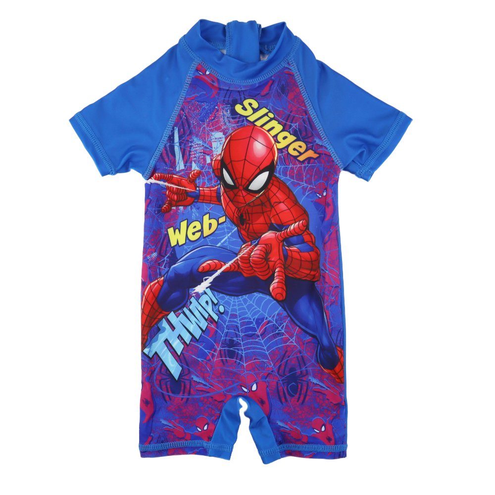 MARVEL Badeanzug Spiderman Einteiler Schwimmanzug 116 86 Gr. bis Kinder