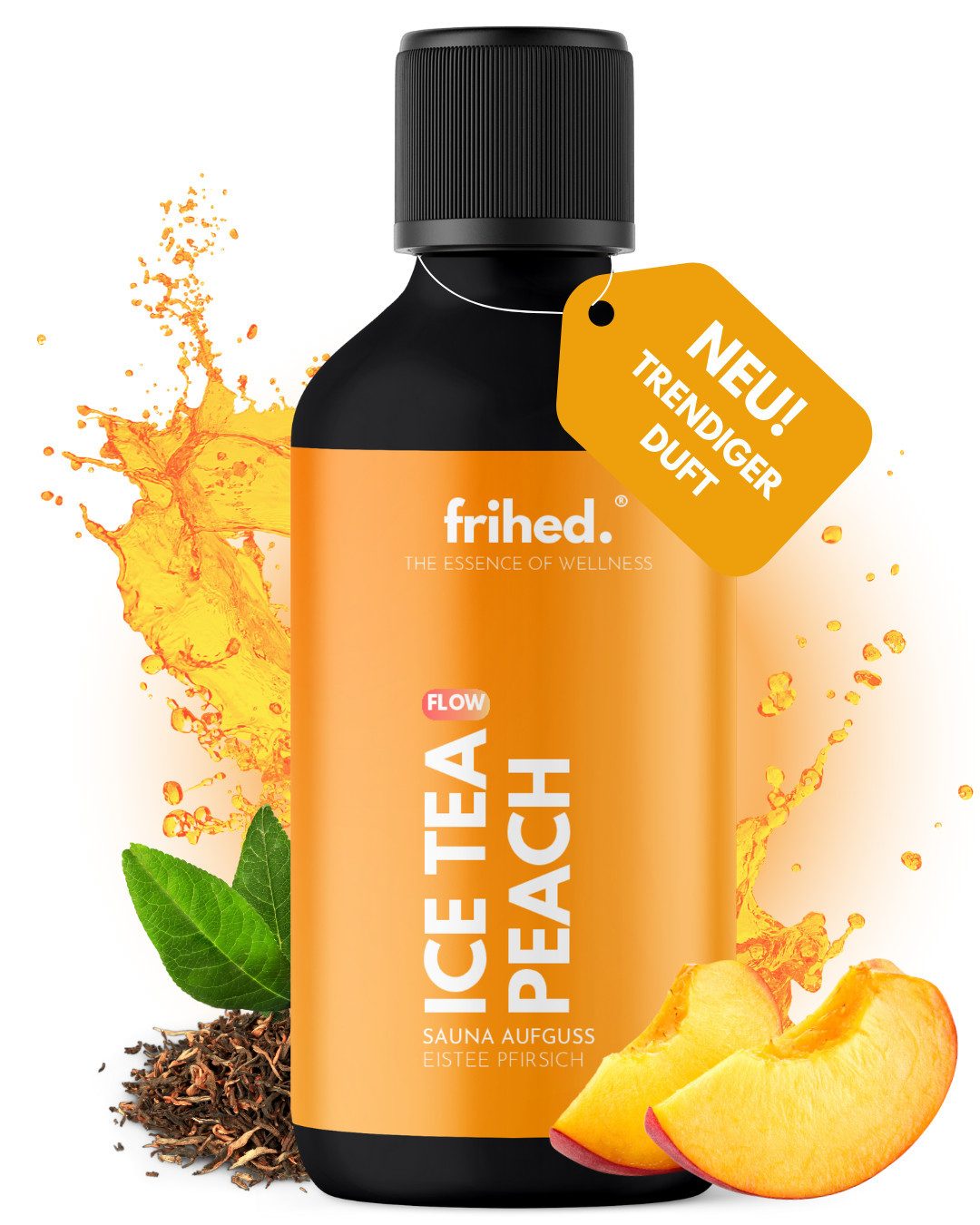 frihed. Nordic Wear Aufgusskonzentrat Saunaaufguss Flow - das trendige Sauna-Öl, 100 ml