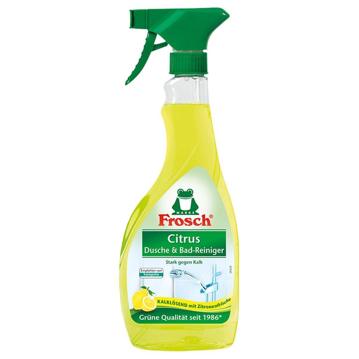 FROSCH Frosch Citrus Dusche & Bad Reiniger 500 ml Sprühflasche Badreiniger