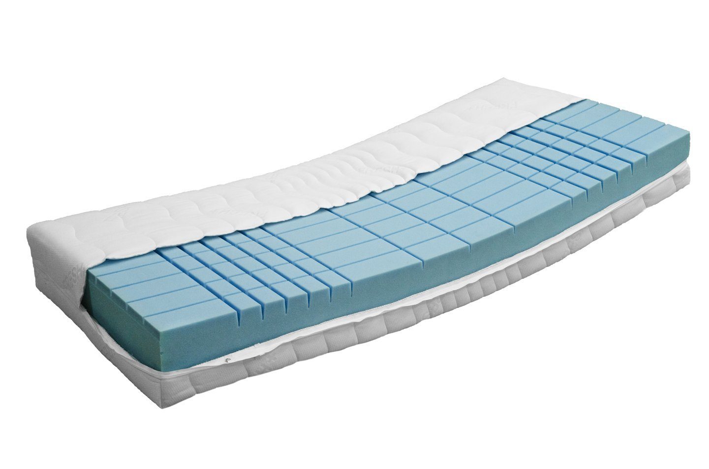 22 Kaltschaummatratze Bezug geeignet Stück), Fresh H3, Kaltschaummatratze Speziell hoch, für (1 mit Matratzen, Comfort Victoria 7-Zonen Rückenschläfer cm Plus 80x200