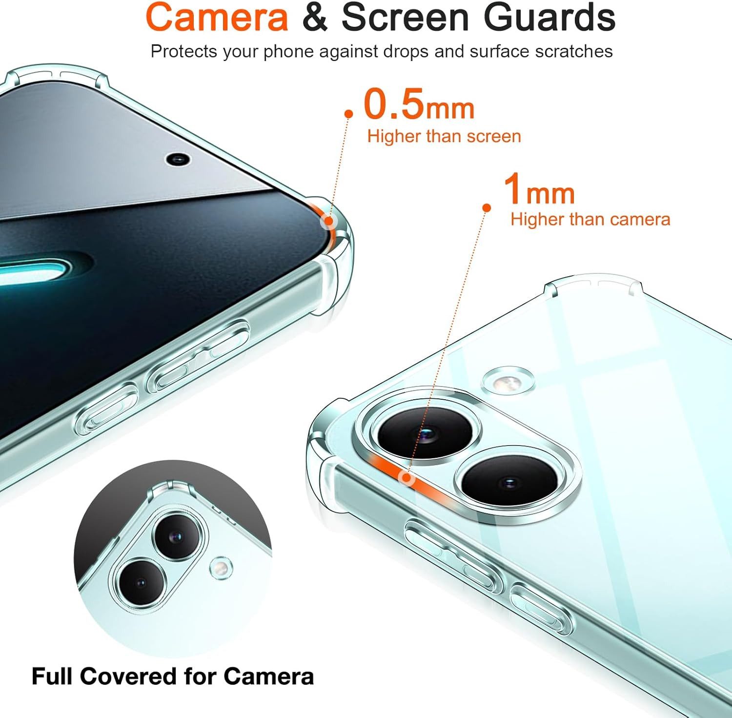 Widmann-Shop Handyhülle Poco X8 Pro Poco X8 Pro Max Case Hülle Transparent Cover Hülle Handy, vergilbungsfrei