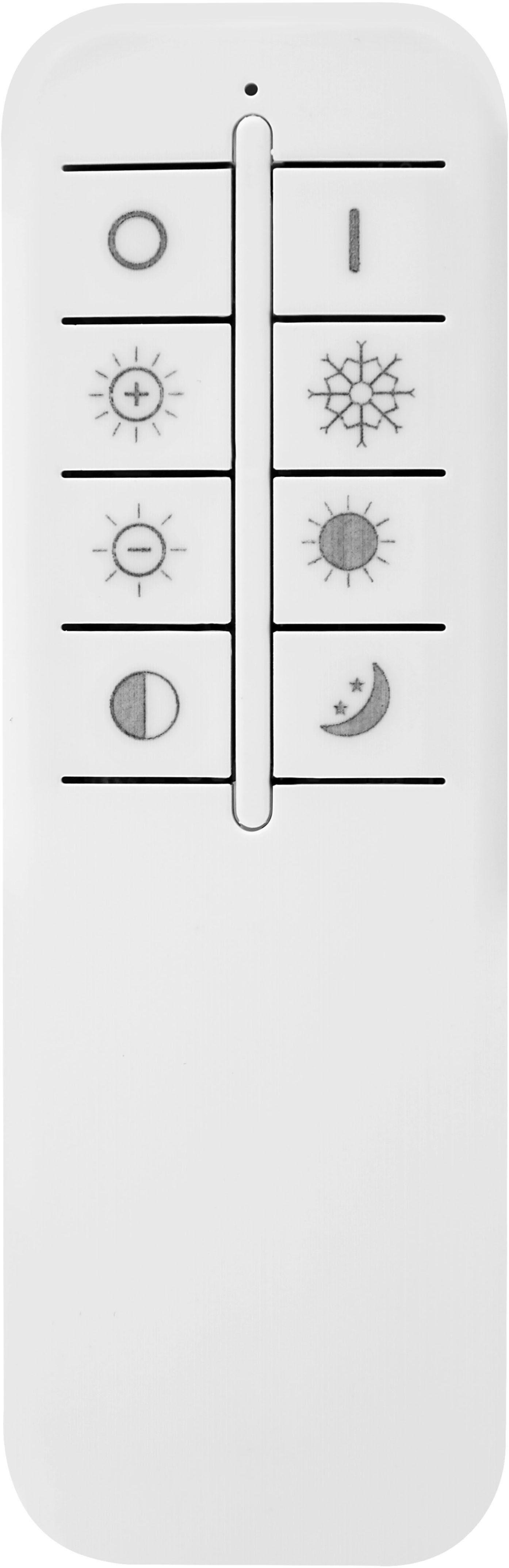 GLOBO LIGHTING LED Deckenleuchte GOFFI, Dimmfunktion, Fernbedienung, Infrarot inkl., Memoryfunktion, Nachtlichtfunktion, mehrere Helligkeitsstufen, LED fest integriert, warmweiß - kaltweiß, Deckenlampe, rund, Durchmesser 50cm, Wohnzimmer, Schlafzimmer