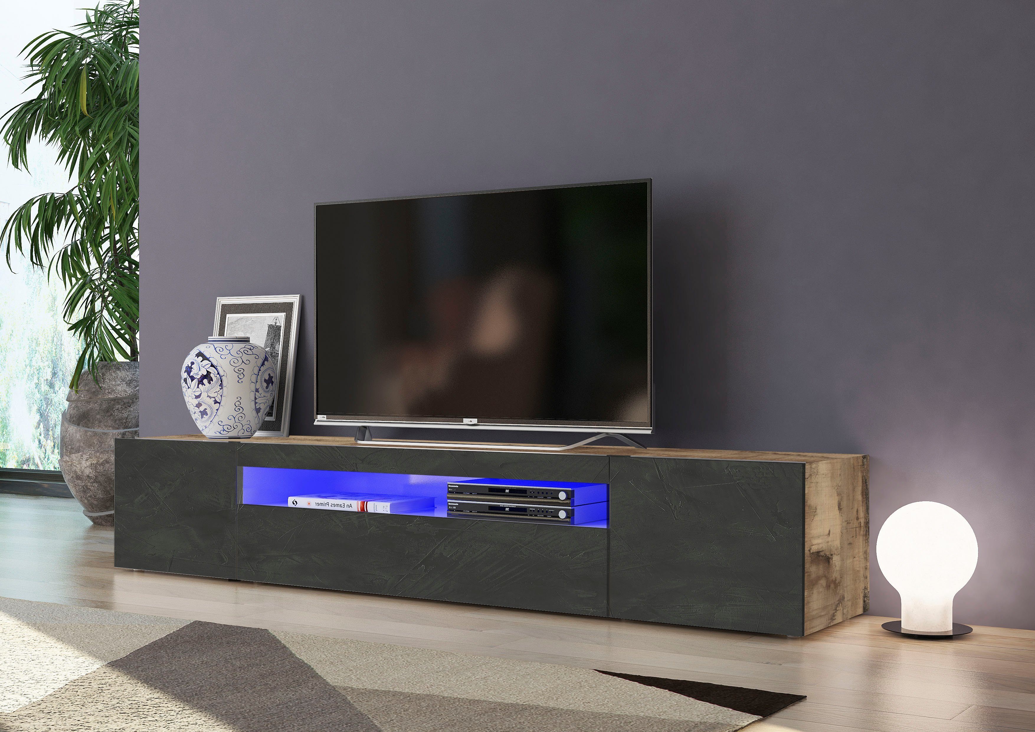 INOSIGN Lowboard "Egypt,Lowboard,TV-Kommode,TV-Möbel,TV-Bank", mit 2 Klappe günstig online kaufen