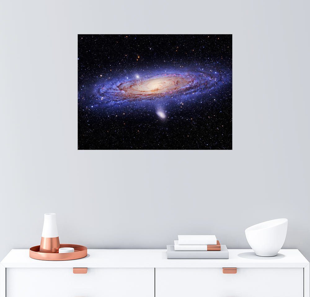 Posterlounge Wandbild, Andromeda-Galaxie, UV-beständige, brillante