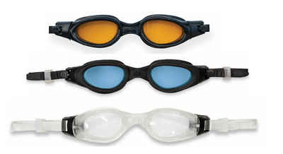 Intex Schwimmbrille Schwimmbrille Silicone Sport Master Goggles ab 8 zufällige Auswahl