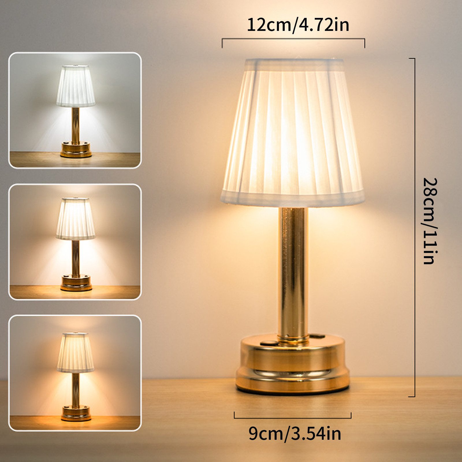 TWSOUL LED Schreibtischlampe Tischlampe Kabellos, LED günstig online kaufen