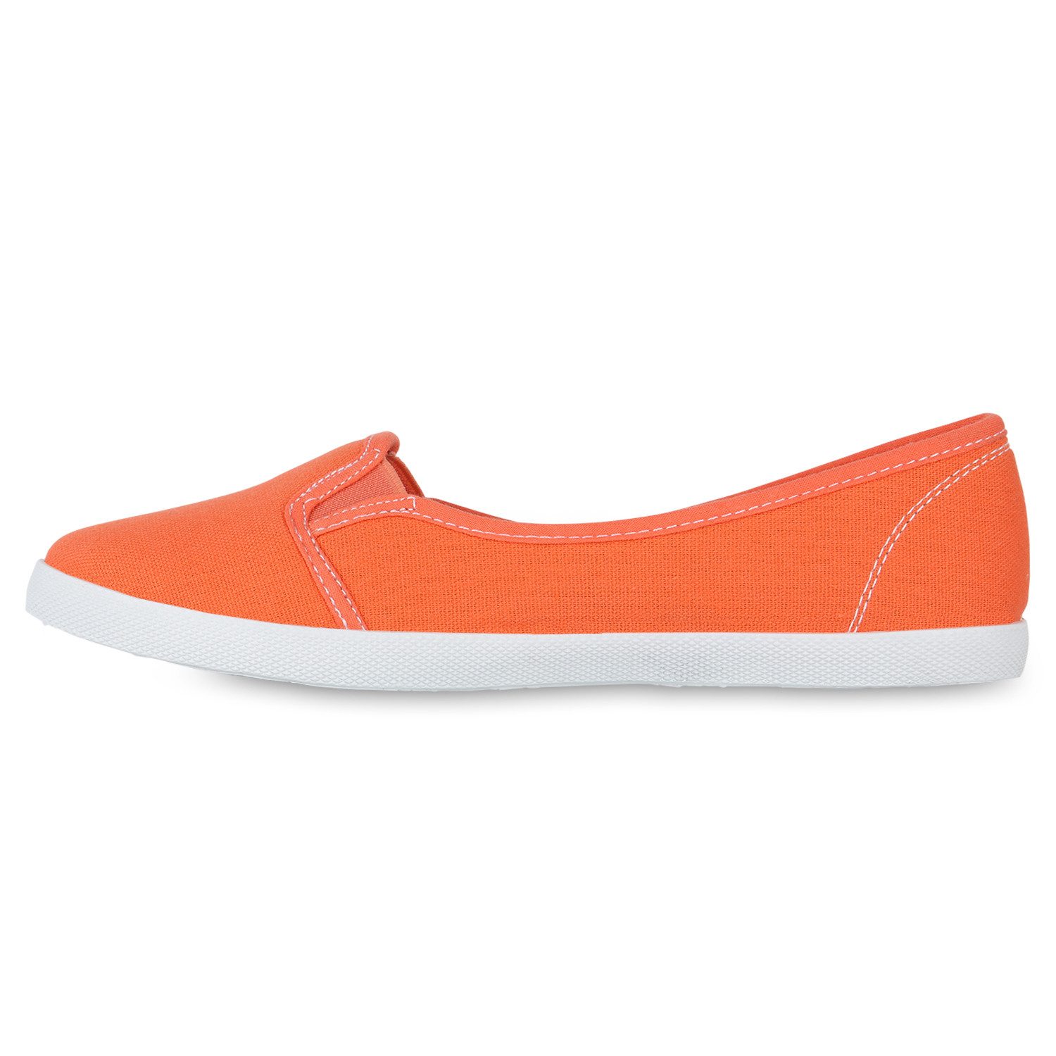 VAN HILL 71072 Slip-On Sneaker Damen Sneakers Ballerinas Stoffschuhe Flats günstig online kaufen