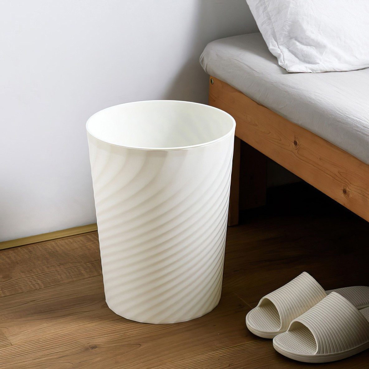 Sinoba Papierkorb moderner Mülleimer Papiereimer 8008 rund