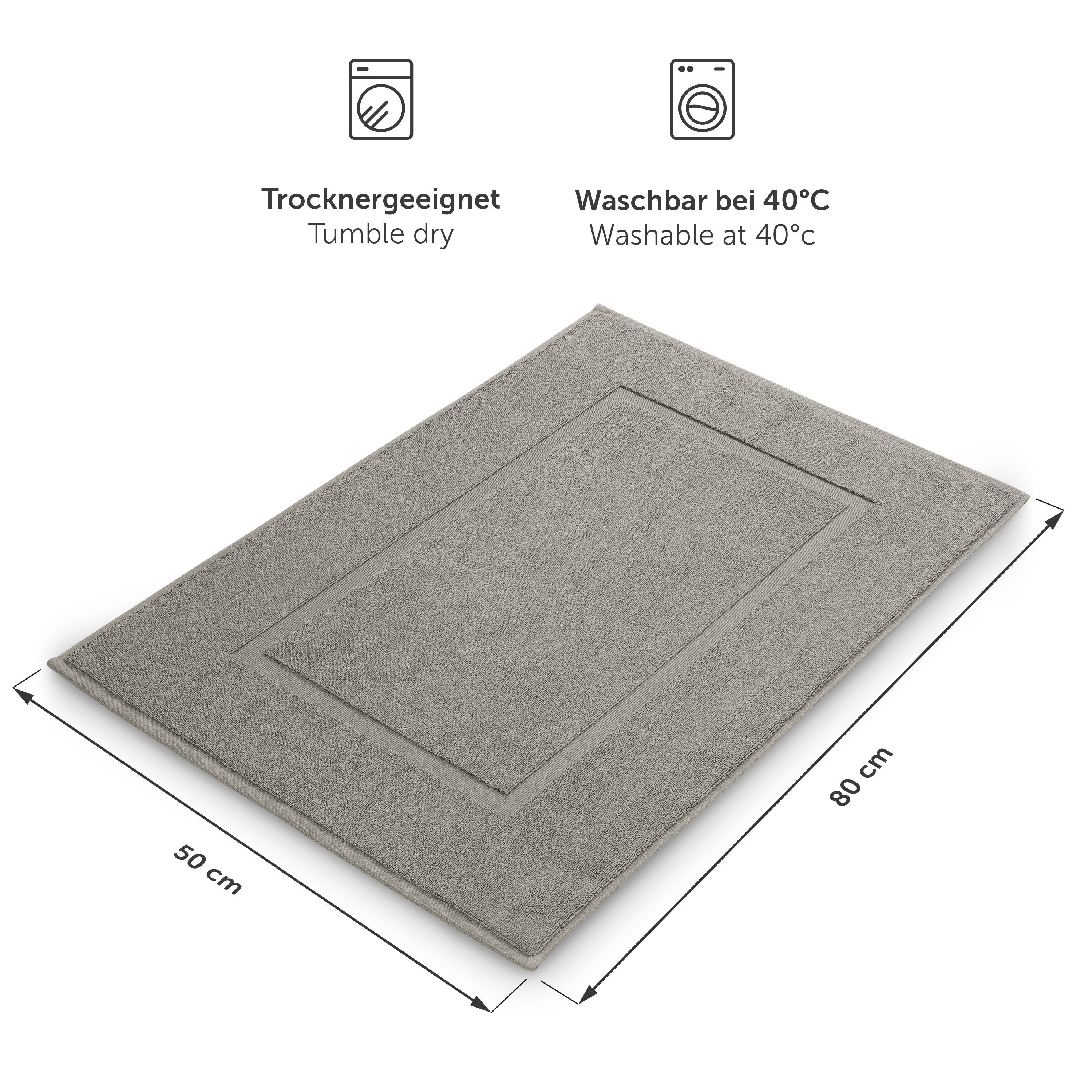 Blumtal Badematte Premium Frottier, schnell trocknend, günstig online kaufen