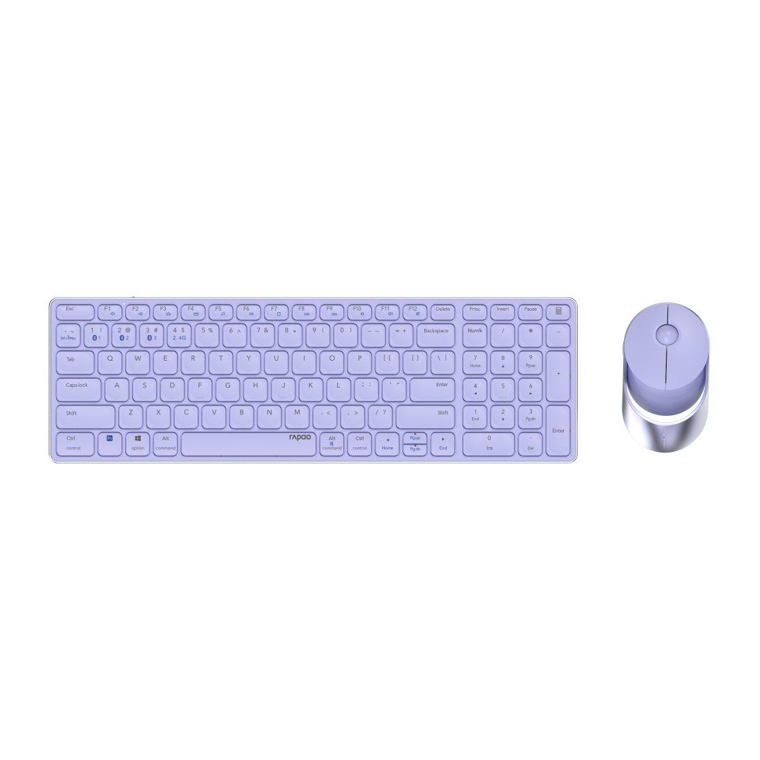 9750M Kabelloses Multi-Mode-Deskset, DE-Layout, 2.4 GHz, 1300 DPI Tastatur- und Maus-Set