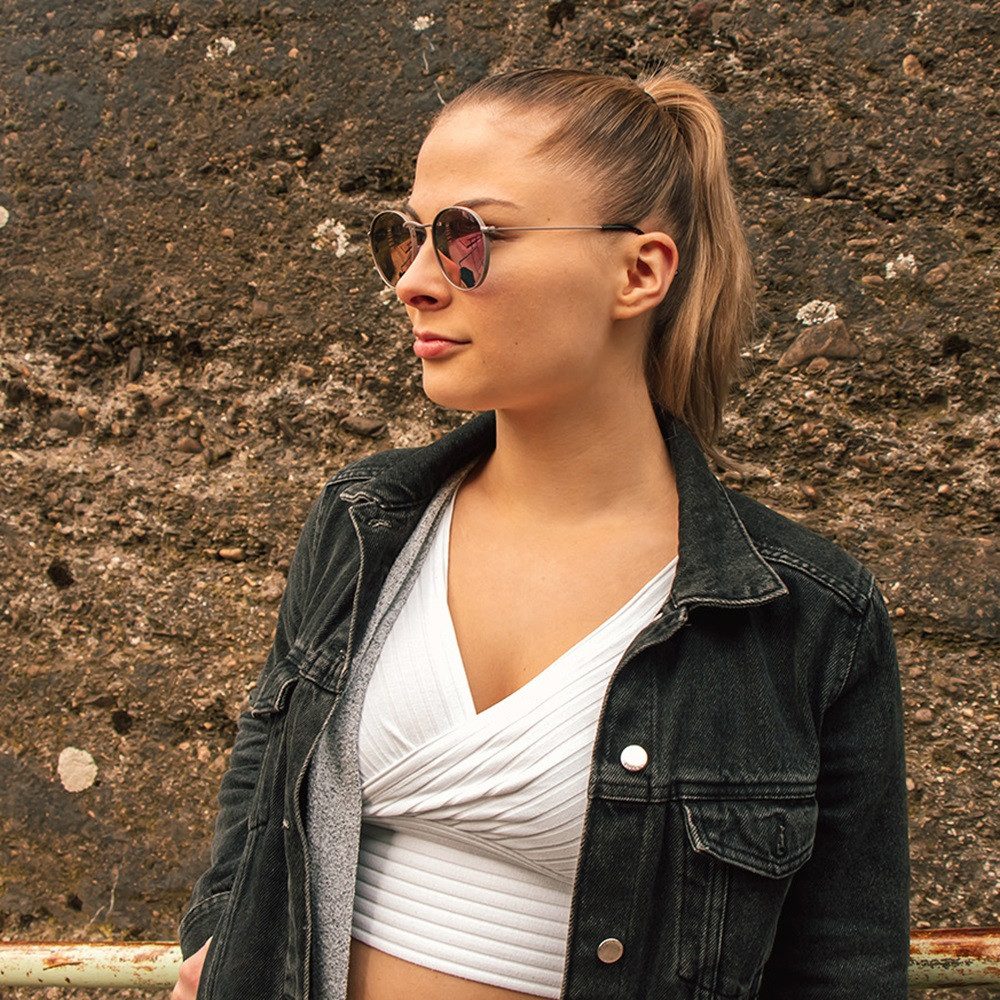 ActiveSol Sonnenbrille Runde Damensonnenbrille Bona Dea Polarisiert