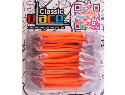 U-Laces Schnürsenkel Classic 18 Stück - elastische Schnürsenkel mit Wiederhaken