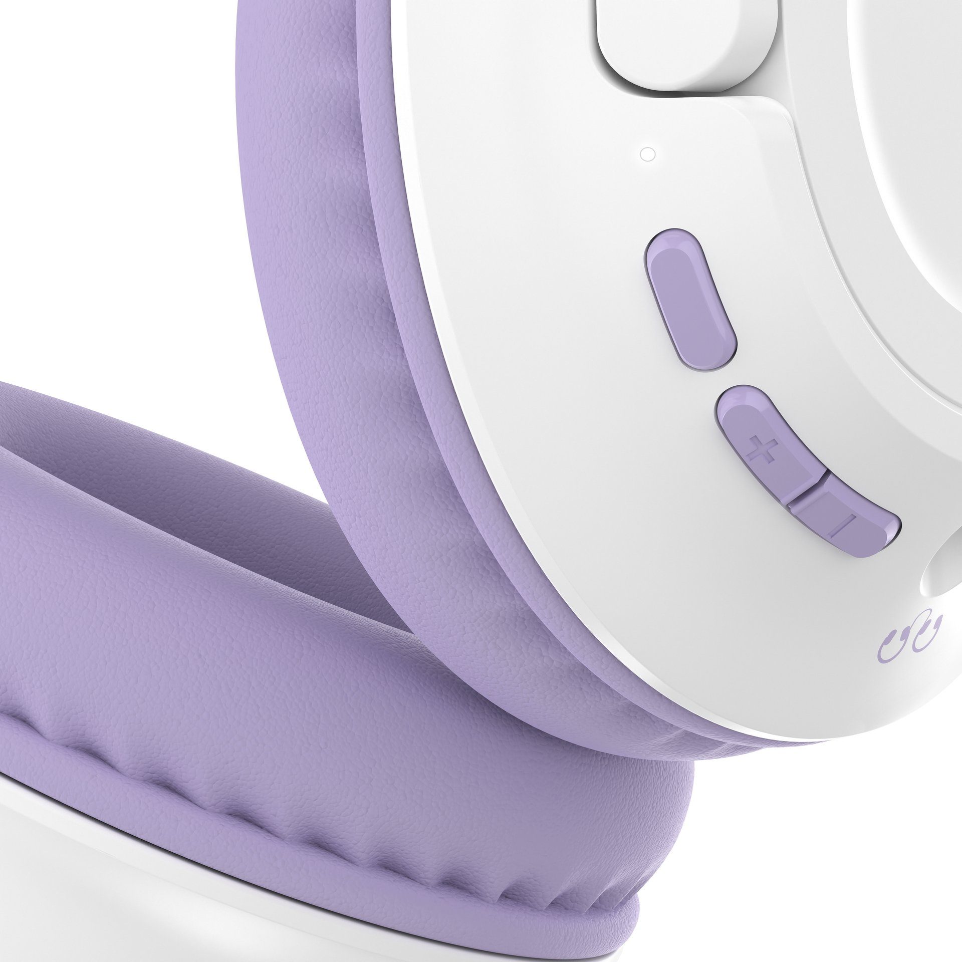 INSPIRE Weiß/Lavendel Kinder-Kopfhörer Belkin wireless Kopfhörer Over-Ear (Stummschaltung) BT SOUNDFORM
