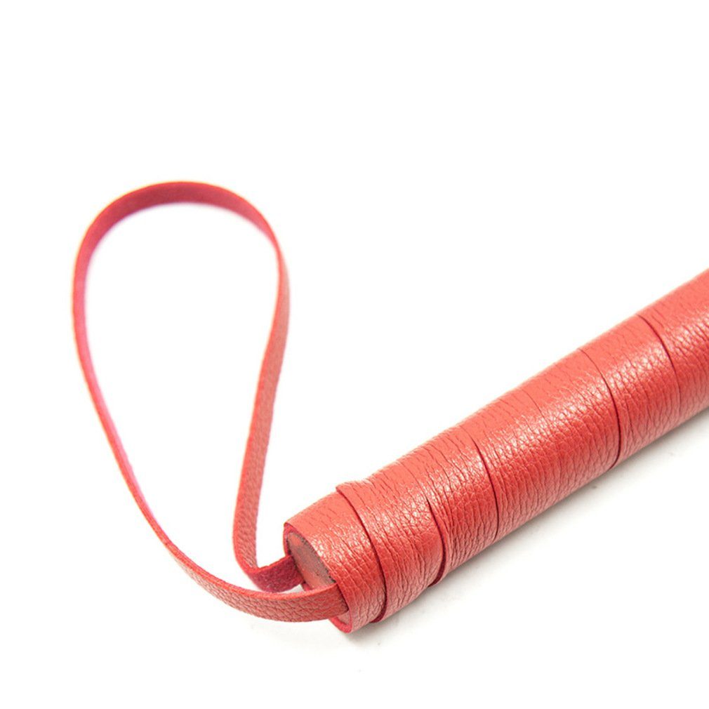 1-tlg. Packung, Erotik-Peitsche BDSM PVC Spielzeug Rot, Sex Peitsche