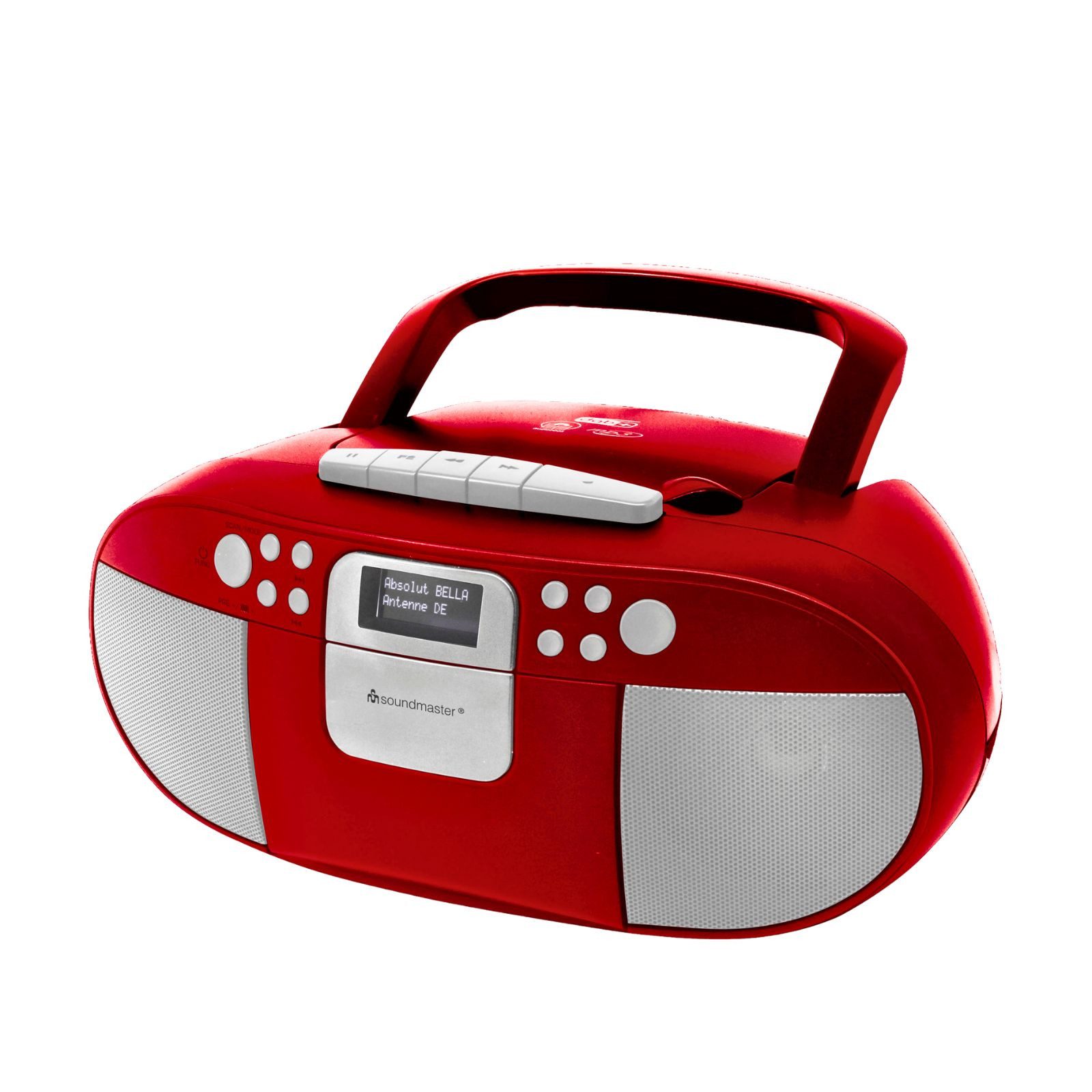SCD7800 tragbares Digitalradio Kassettenspieler CD-Player DAB+ USB Digitalradio (DAB)