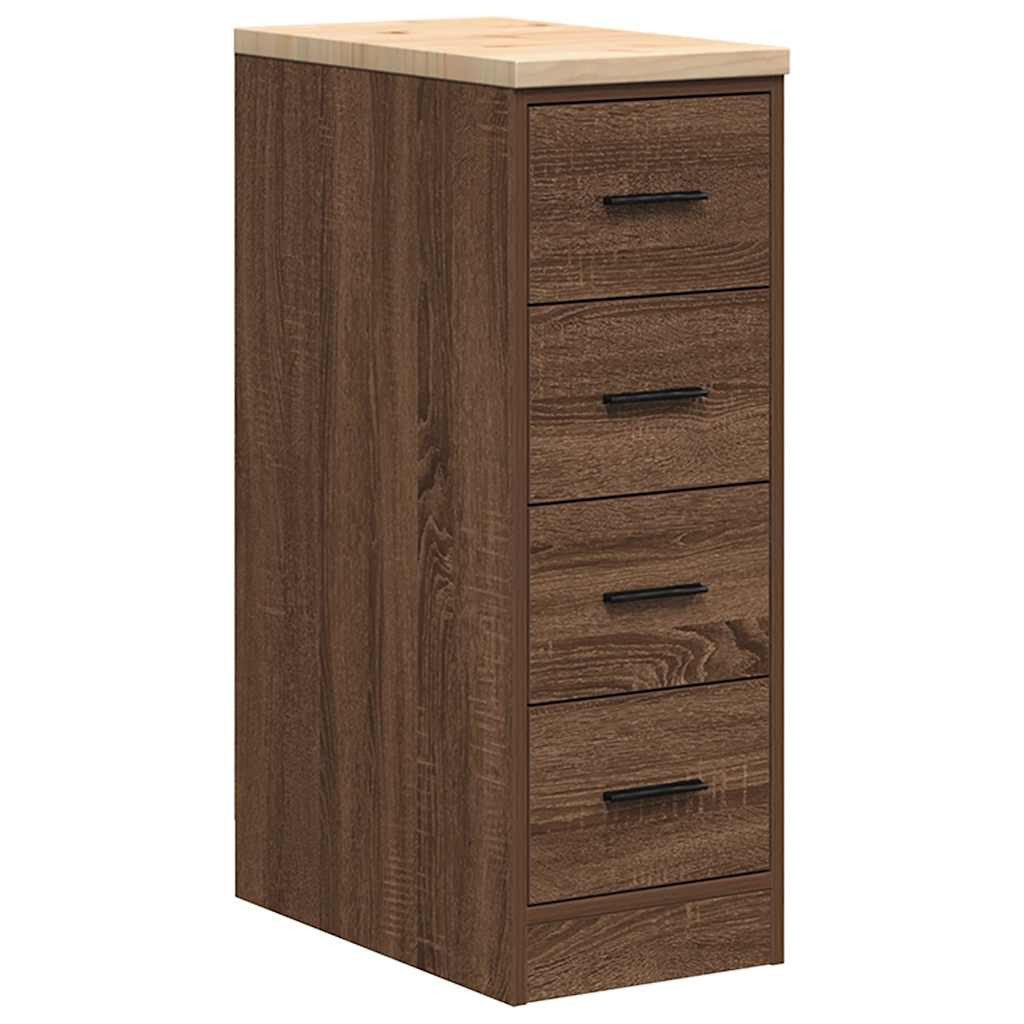 vidaXL Schrankmodule Garagen-Aufbewahrungsschrank 30x51x85 cm Massivholz günstig online kaufen