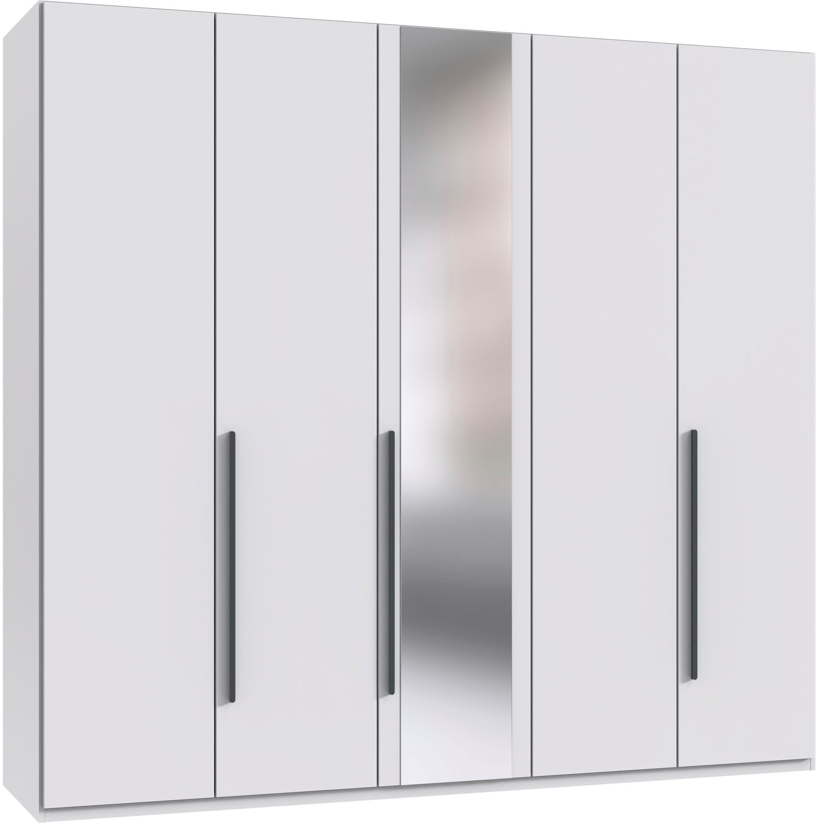 Wimex Drehtürenschrank London in den Breiten 180cm, 225cm und 270cm erhältlich, inkl. Spiegel Kleiderschrank wahlweise mit Basic- o. Premium-Ausstattung erhältlich