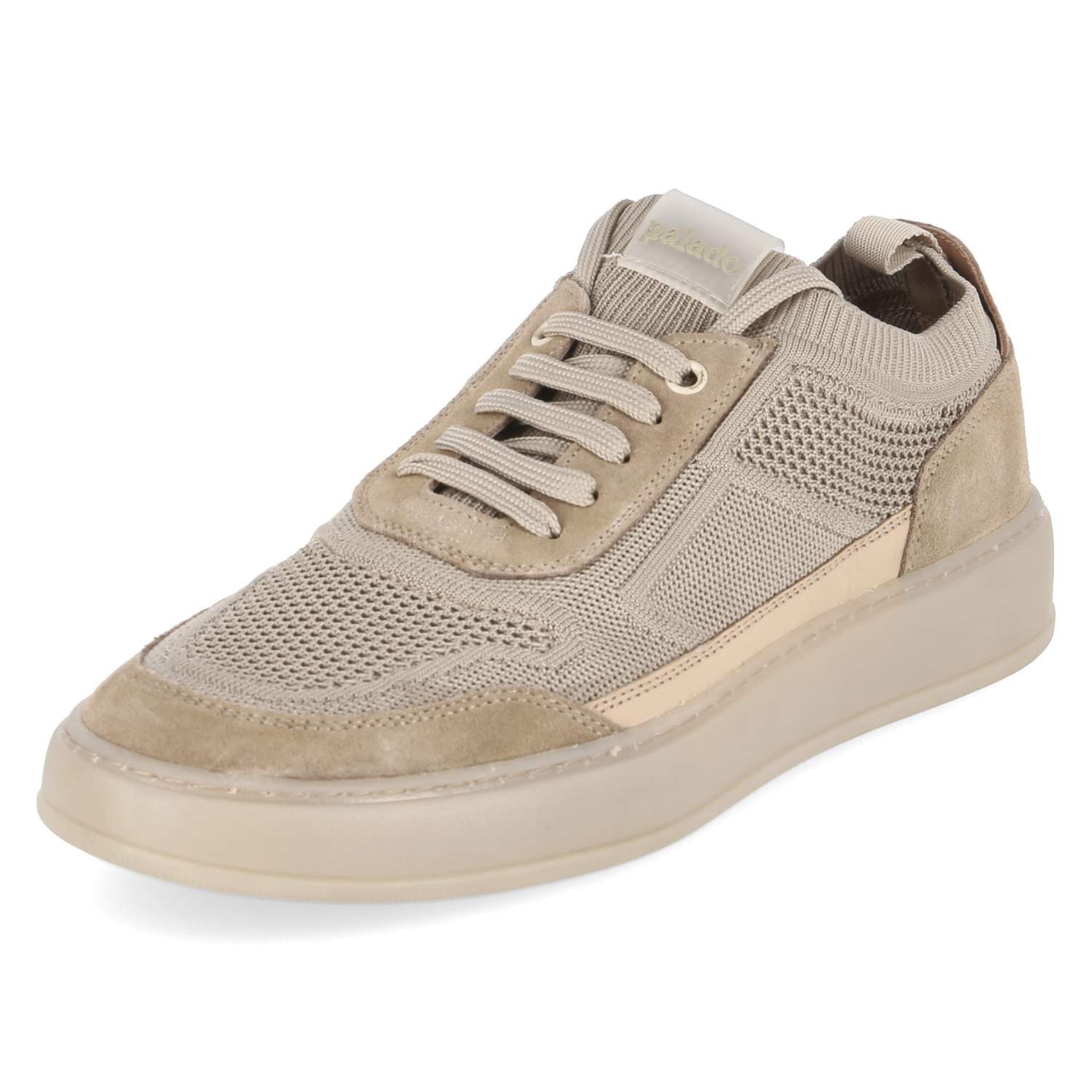 Palado Palado 7NO0270101 3400 Herren Leder & Textil beige Schnürschuh