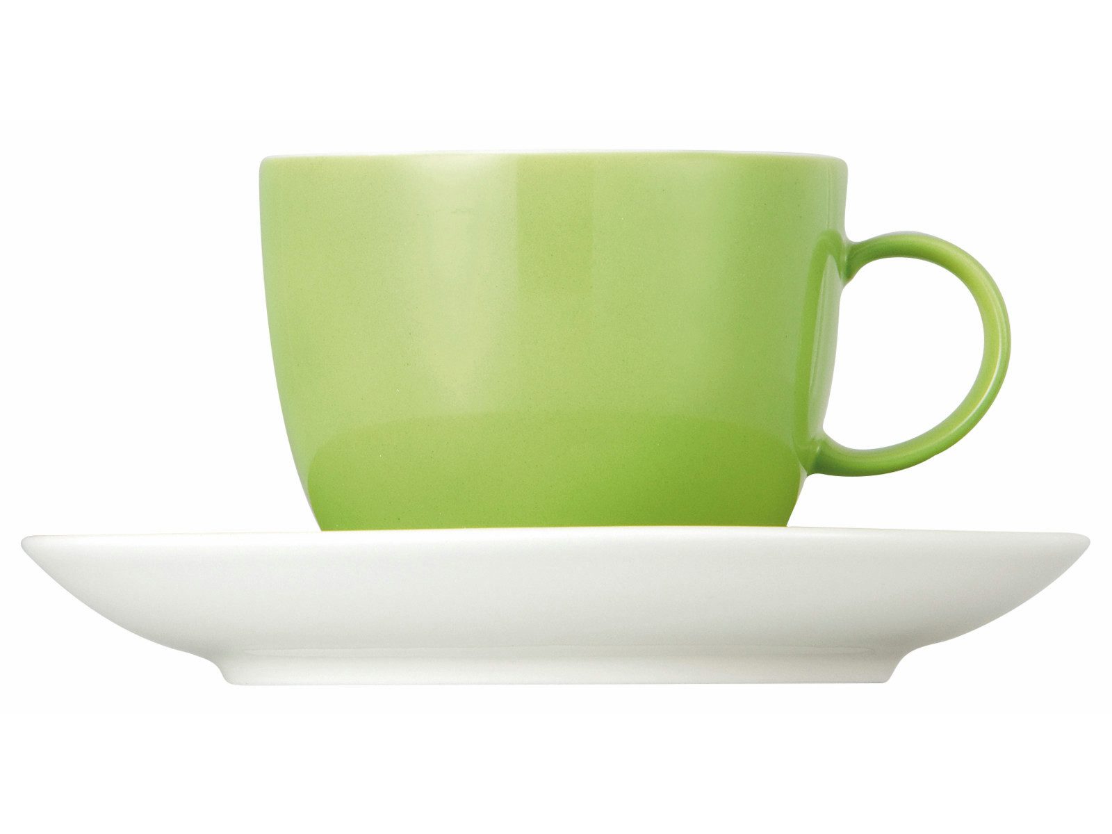 Thomas Porzellan Tasse Sunny Day Apple Green Kaffeetasse 2tlg., Porzellan