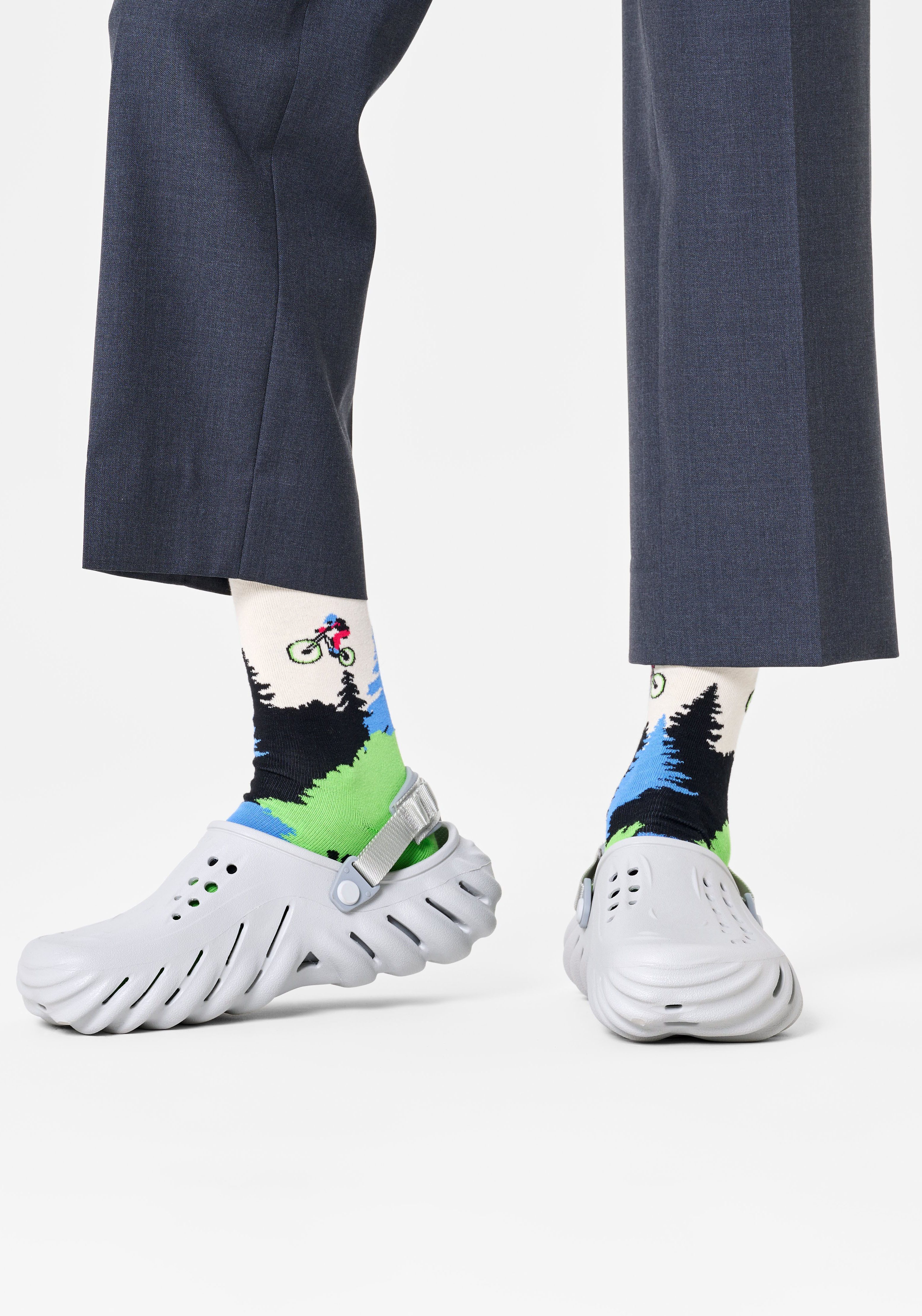 Happy Socks Langsocken (2er Pack) mit Fahrrad-Musterung günstig online kaufen