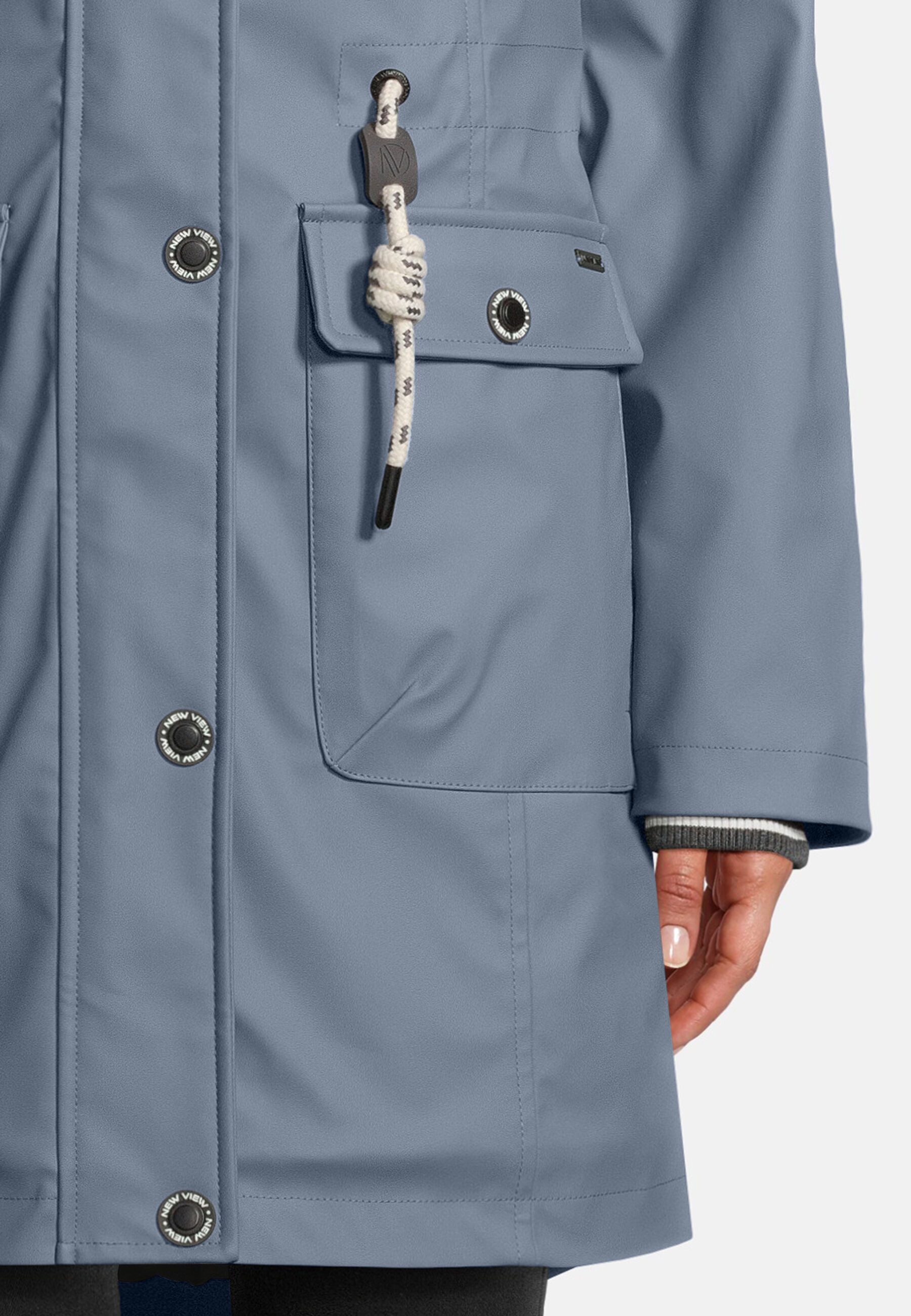 New View Regenjacke Lillie mit weitenregulierbarer Kapuze