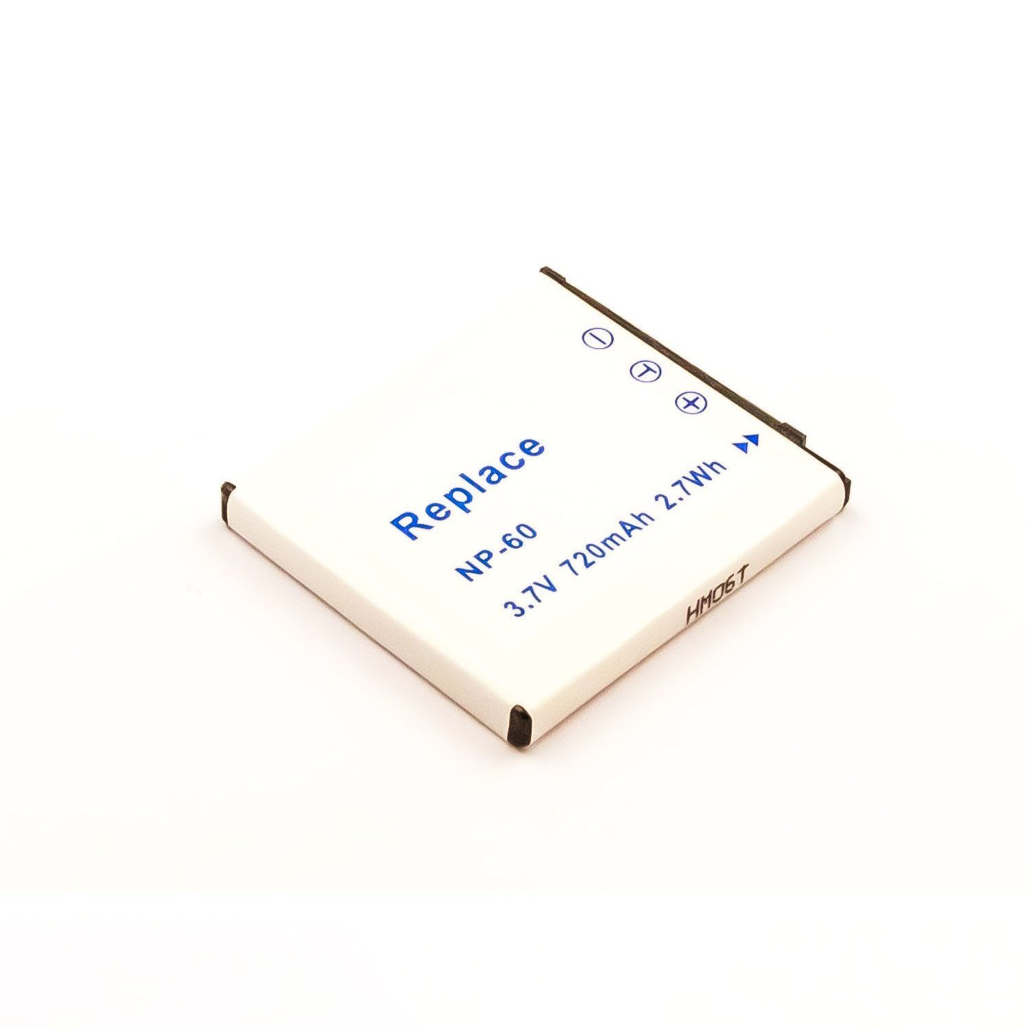 MobiloTec Akku kompatibel mit Casio Exilim CARD EX-S10 Akku Akku 550 mAh (1 St)