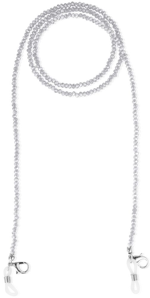 Trachtenland Brillenband Brillenkette Maskenkette mit Glaskristallperlen -