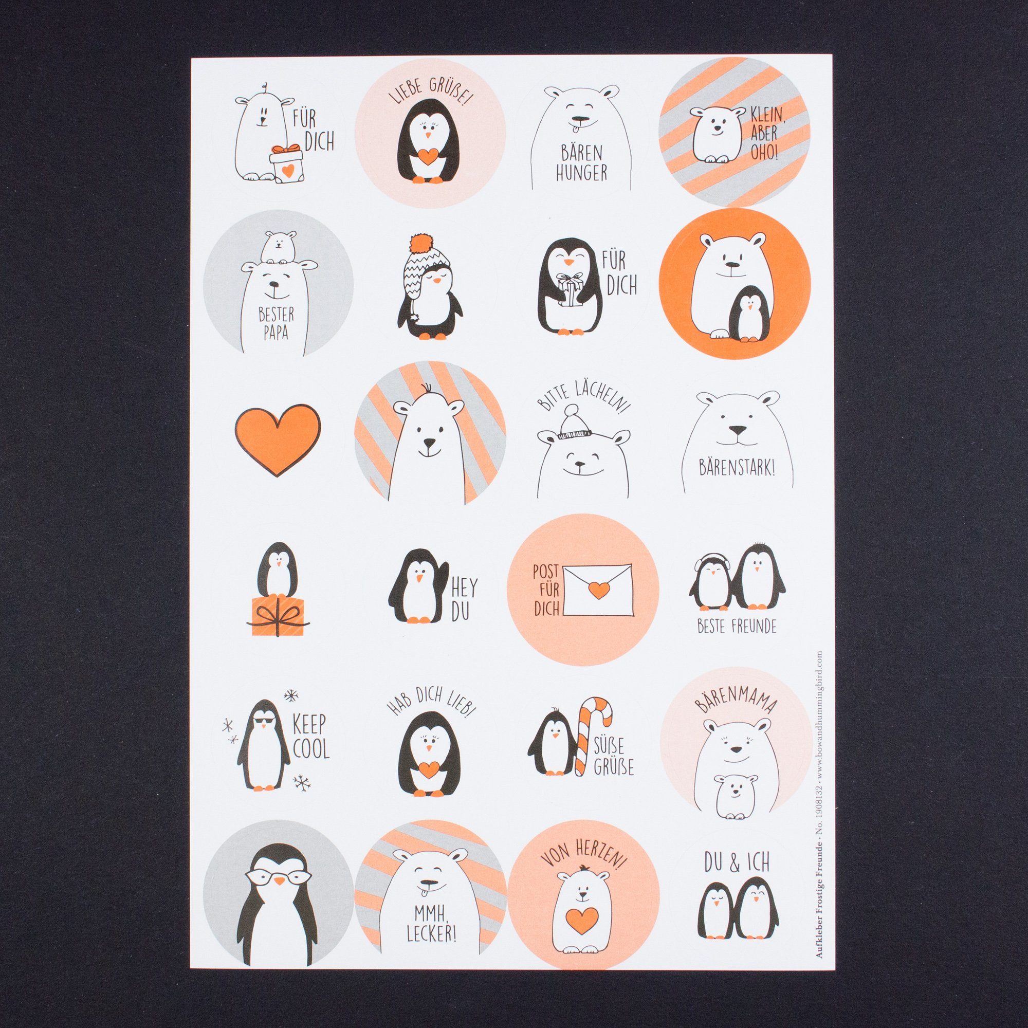 Sticker Aufkleber Frostige Freunde
