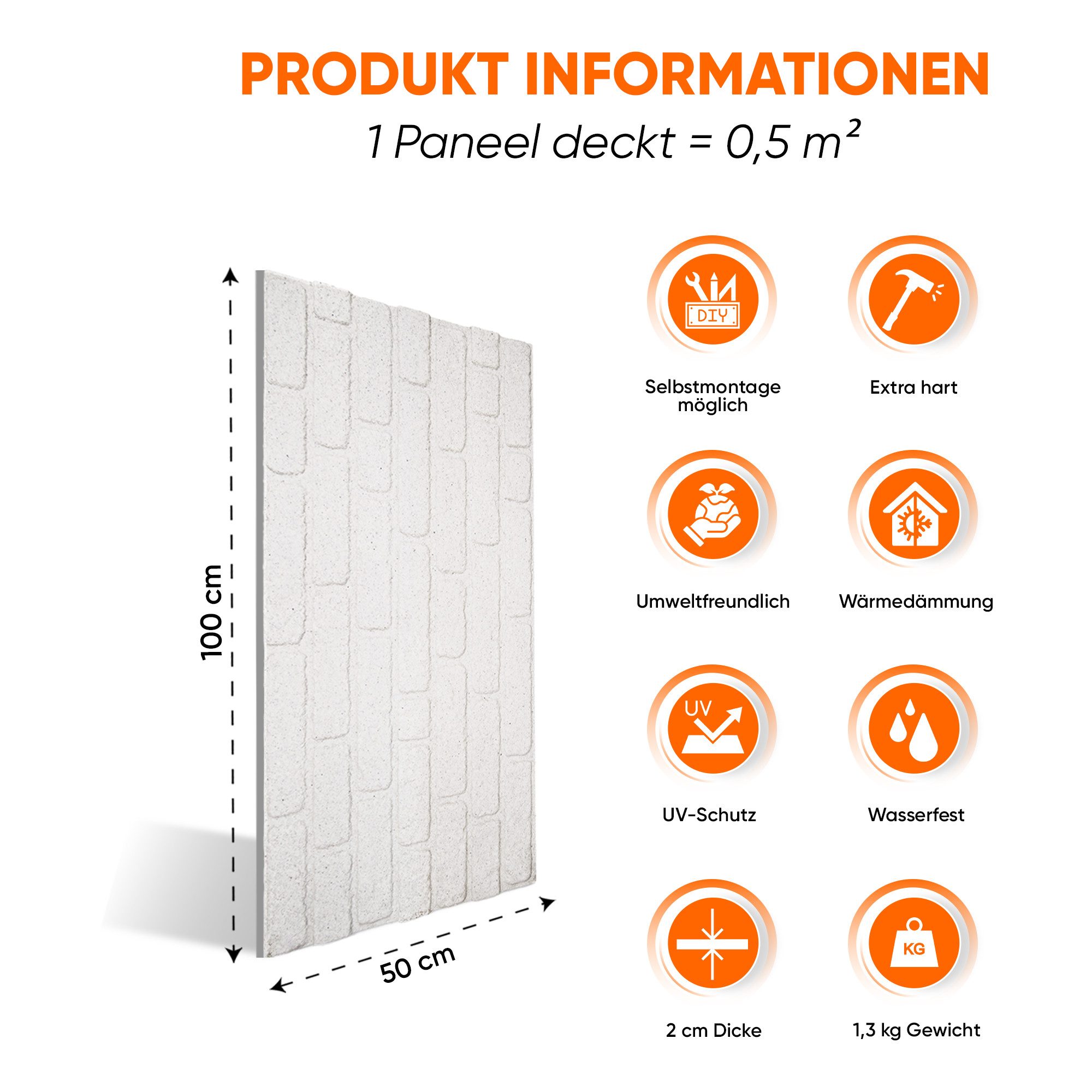 IZODEKOR 3D Wandpaneel IZODEKOR Wandverkleidung Steinoptik Styropor 3D Wand günstig online kaufen