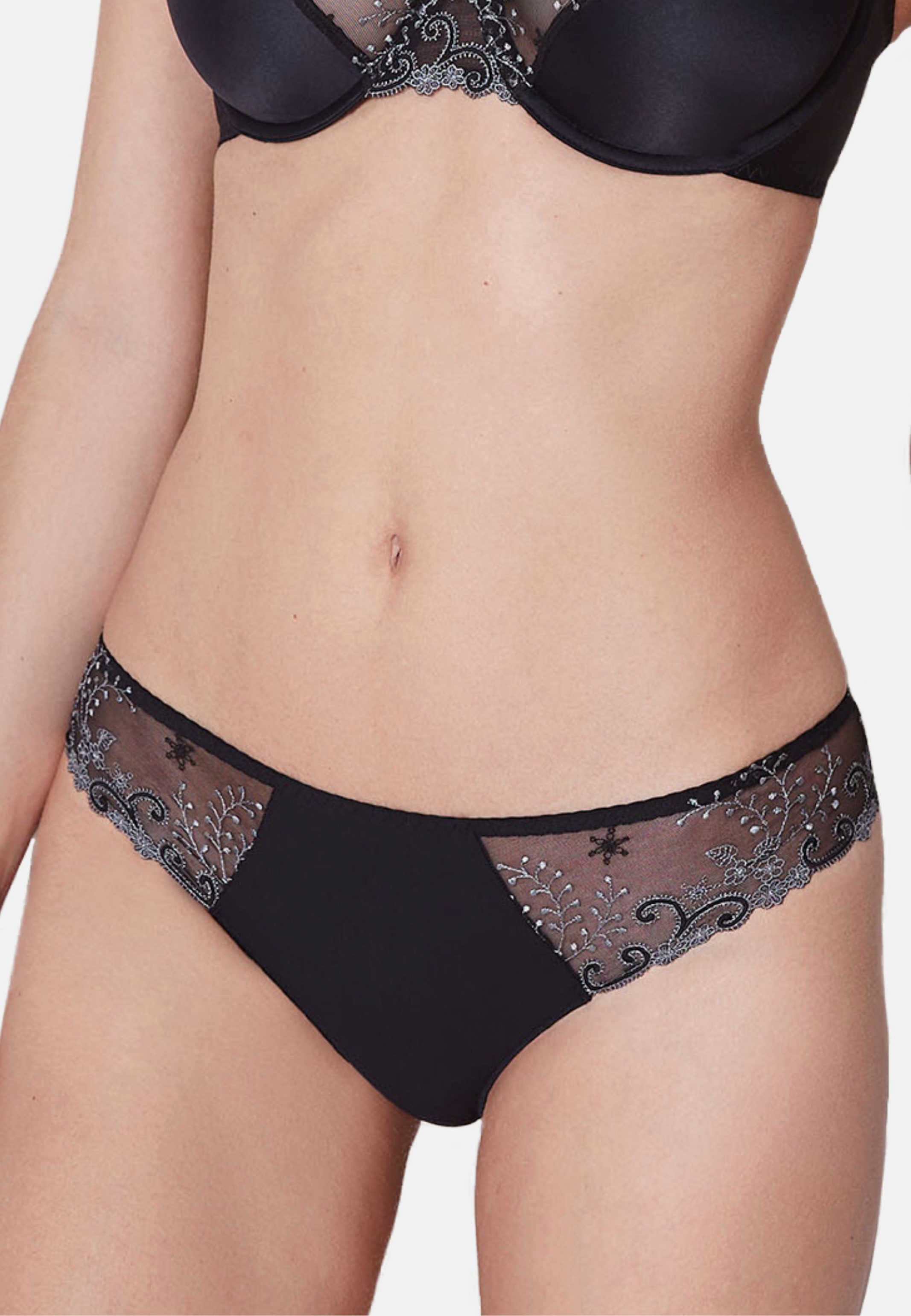 SIMONE PERELE T-String Délice (1-St) String - Leicht transparent - Seitenbereich leicht transparent