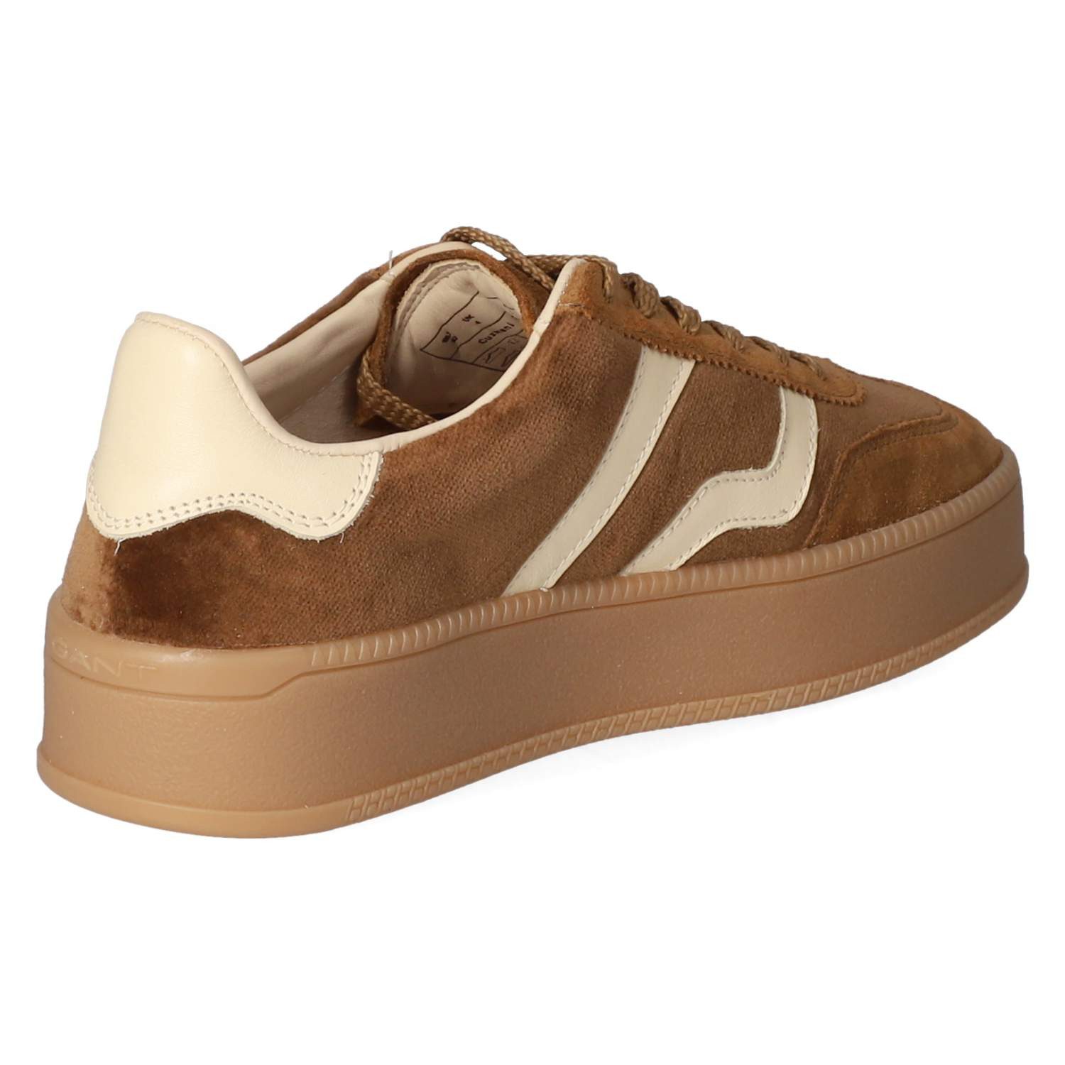 Gant Gant Sneaker Low 33538354/G389 Damen Leder & Textil brown Schnürschuh – Bild 4 von 5