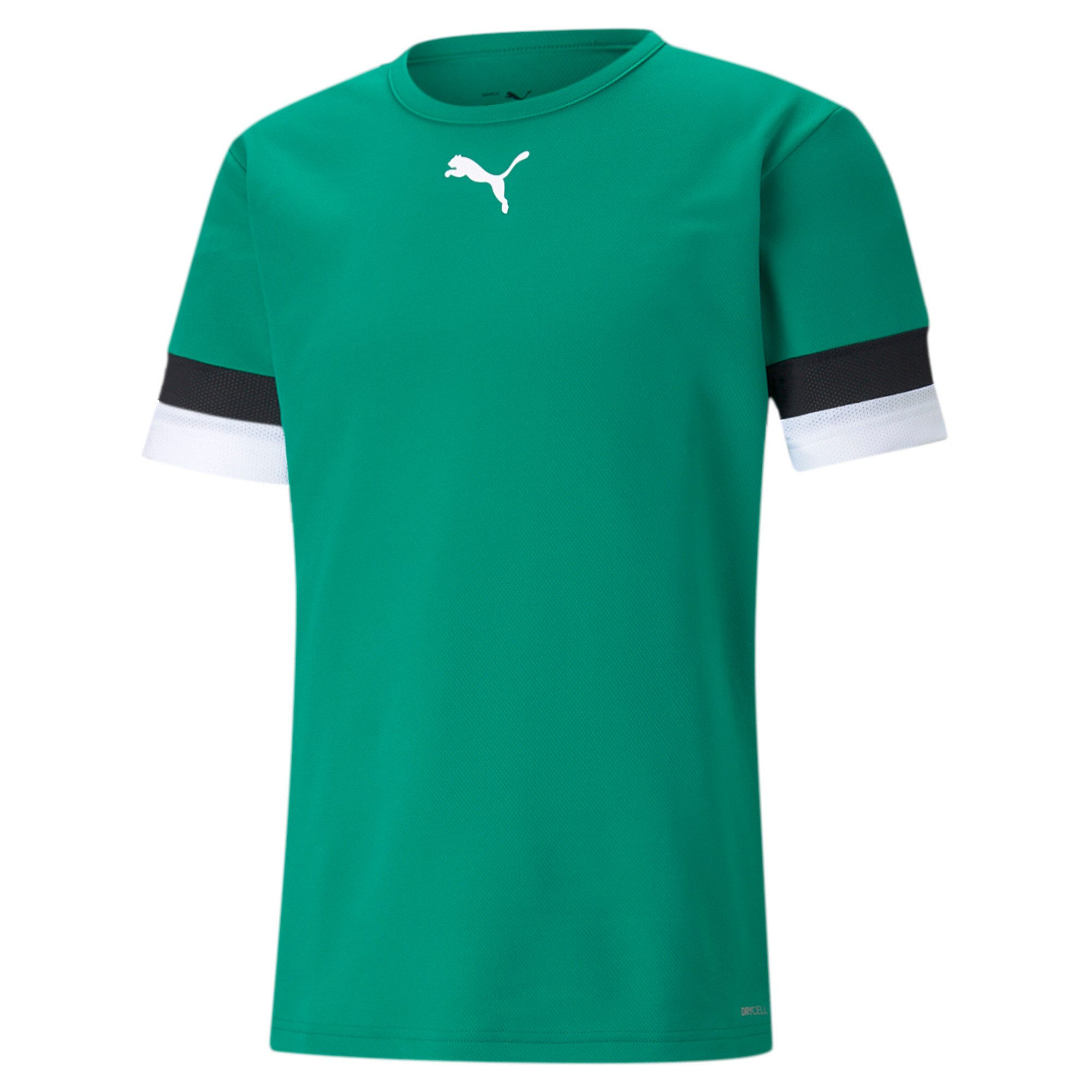 PUMA Trainingstop TEAMRISE JERSEY Regular Fit, mit Rundhalsausschnitt, mit Mesh-Details an den Ärmeln