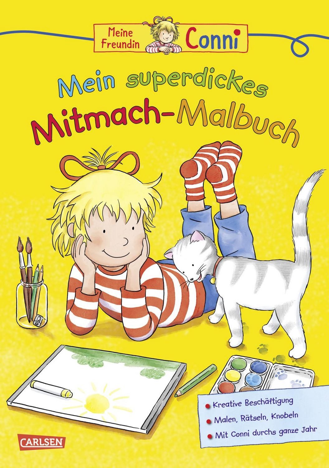 Conni Gelbe Reihe (Beschäftigungsbuch): Mein superdickes Mitmach-Malbu / Hanna Sörensen