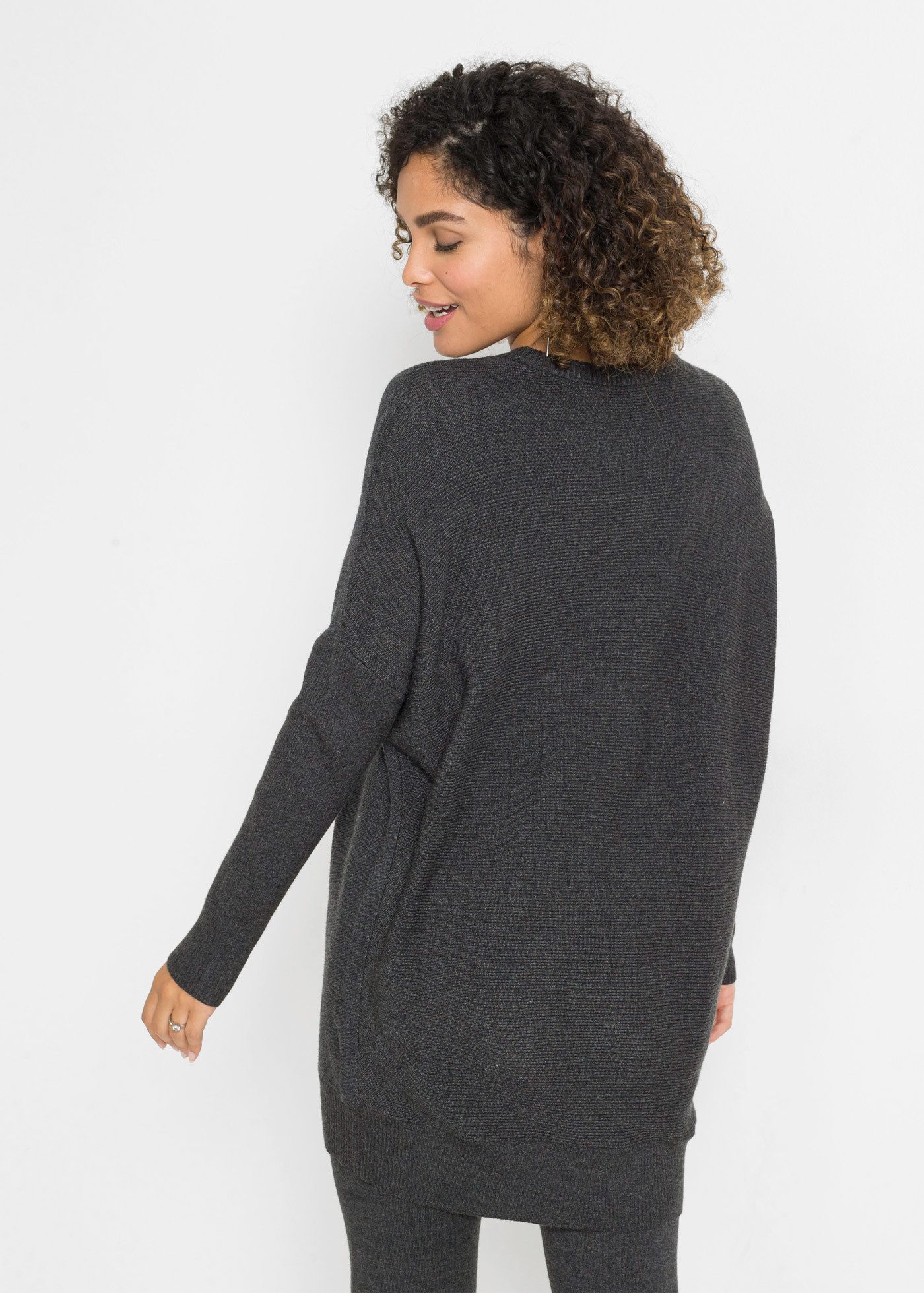 bonprix Longpullover Long-Pullover aus Viskose-Mix günstig online kaufen