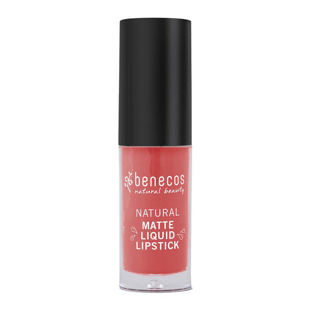 Benecos Lippenstift Liquid Lipstick - coralkiss 5ml