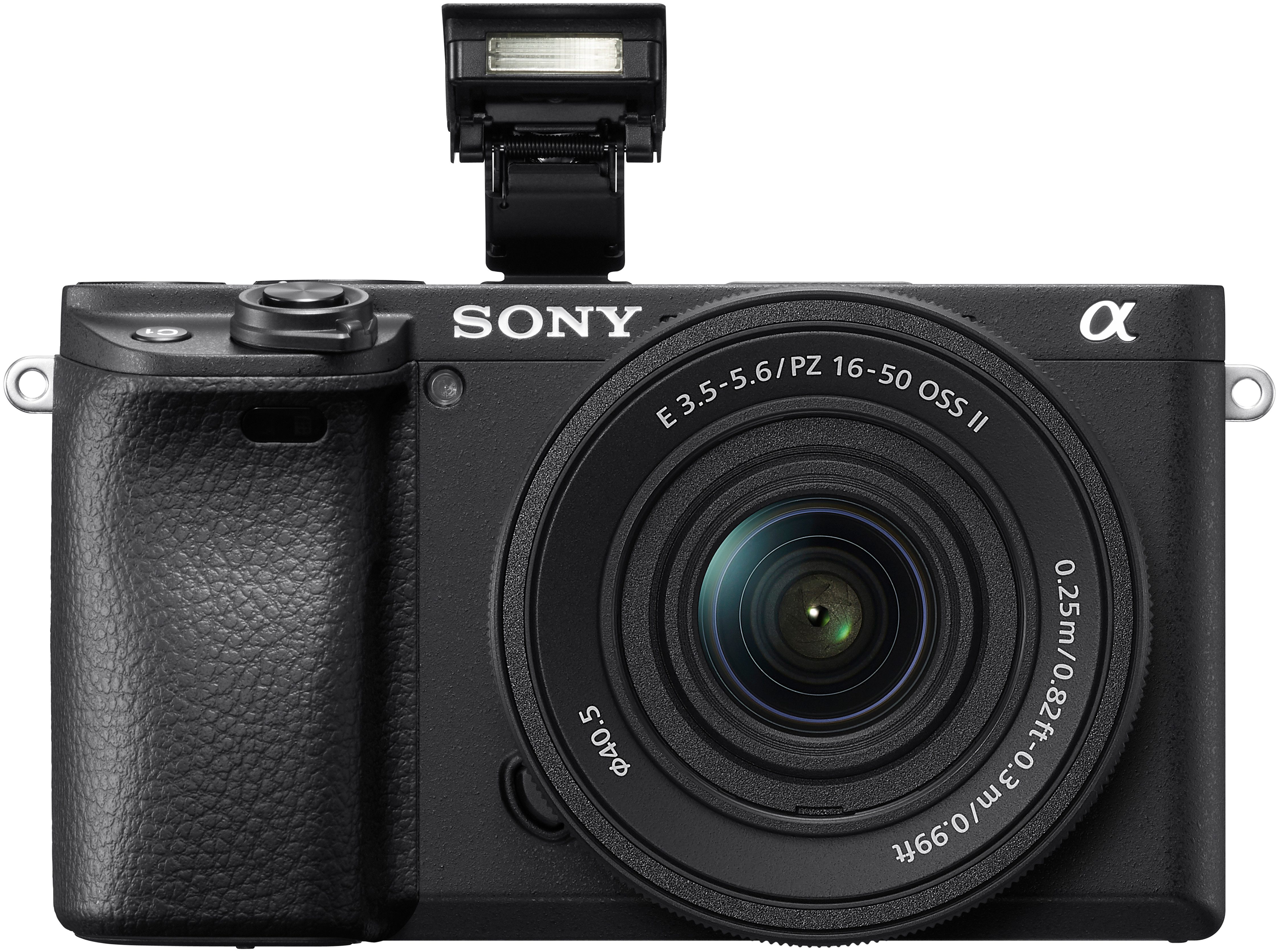 Sony Set: SEL70350G Objektiv + Alpha 6400AKB APS-C Systemkamera (SEL-P16502, SEL-70350G, 24,2 MP, Bluetooth, NFC, WLAN, 25 MP, 4K Video, 180° Klapp-Display, 0.02 Sek. Echtzeit-Autofokus)