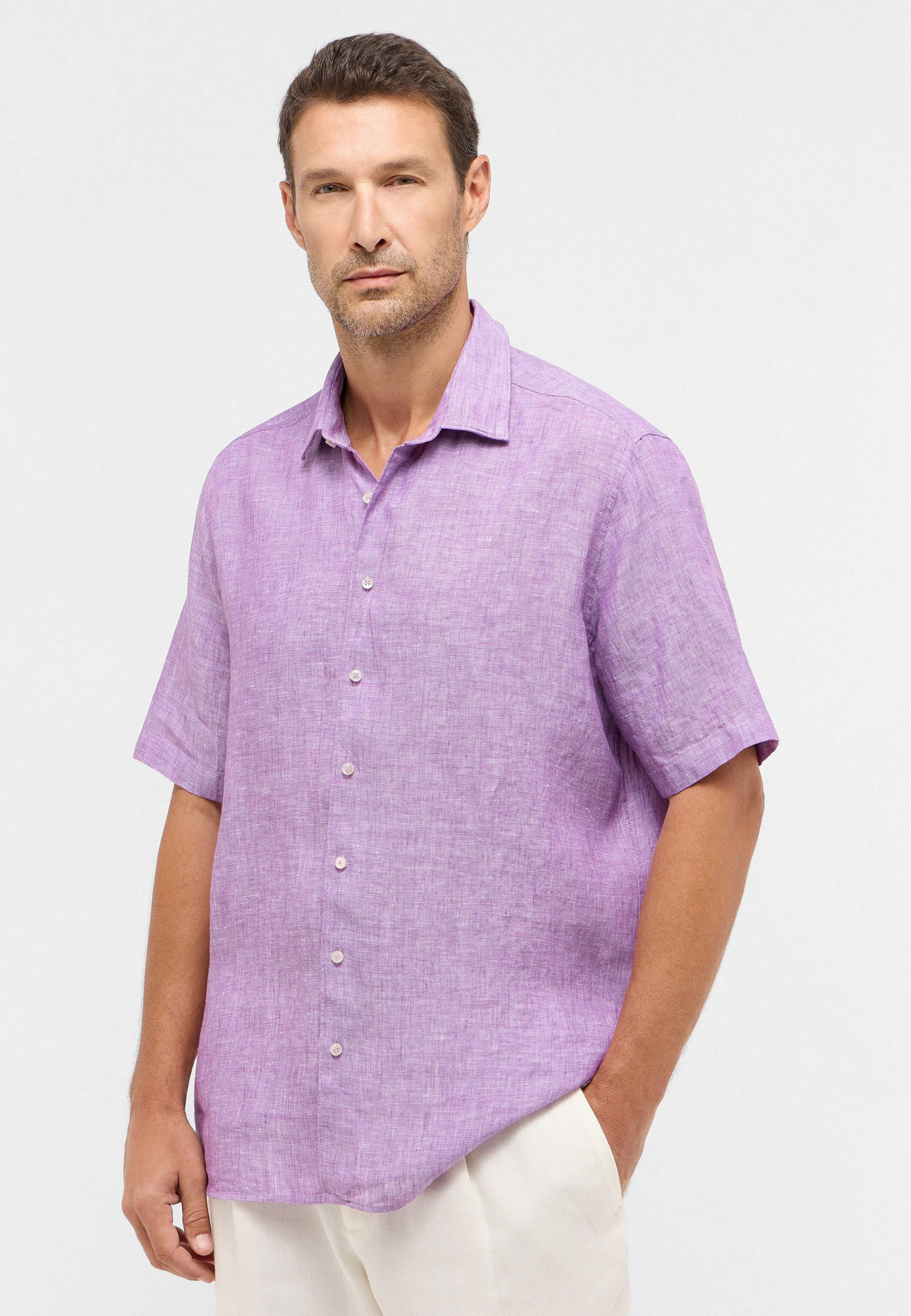 Eterna Kurzarmhemd MODERN FIT EASY IRON günstig online kaufen