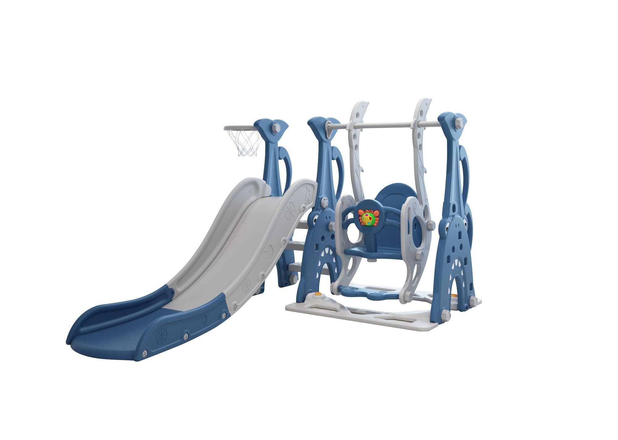 Clamaro Indoor-Rutsche Rutsche, Schaukel für Kinder, Garten, Baby, Basketba günstig online kaufen